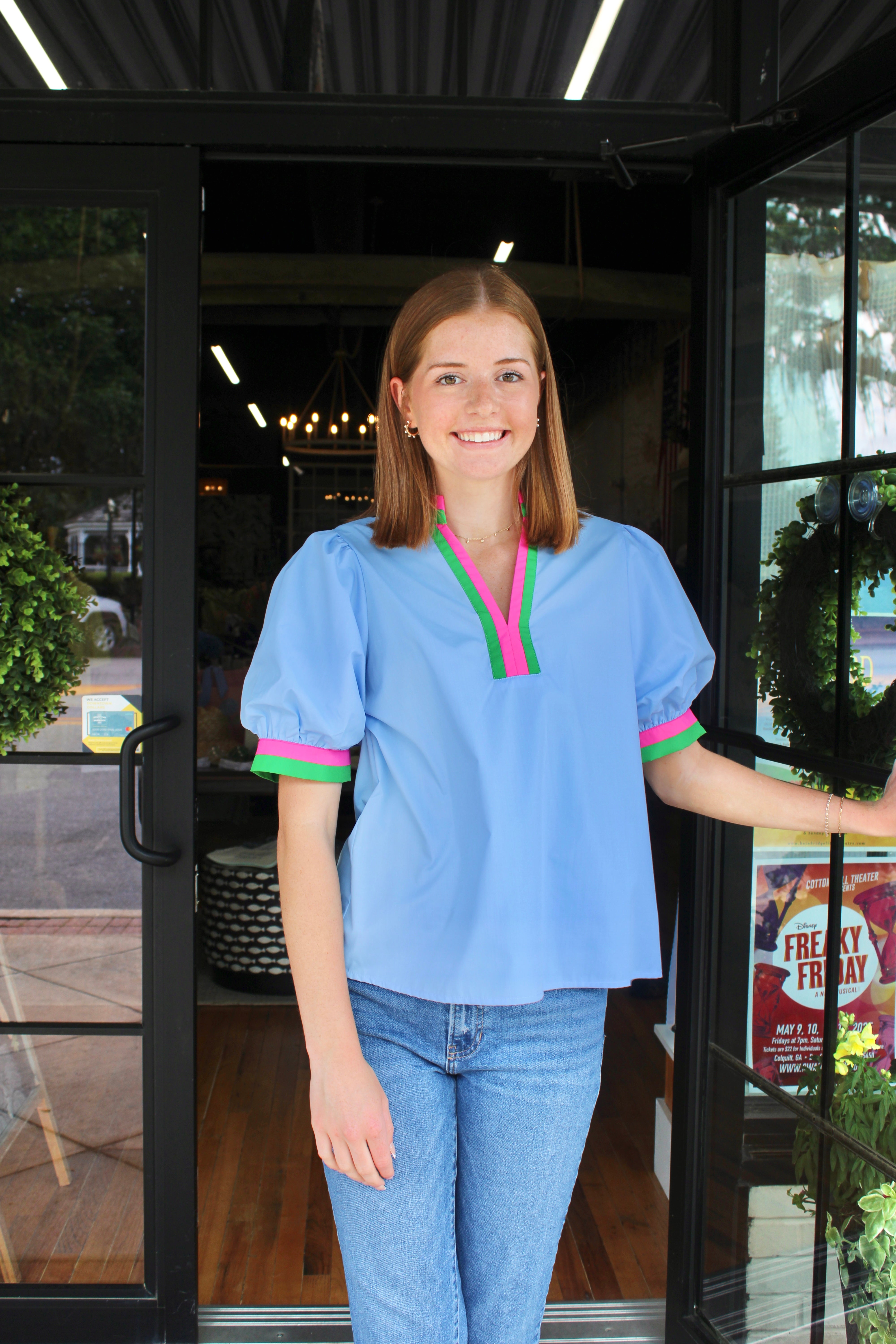 Elizabeth Top (Chambray)