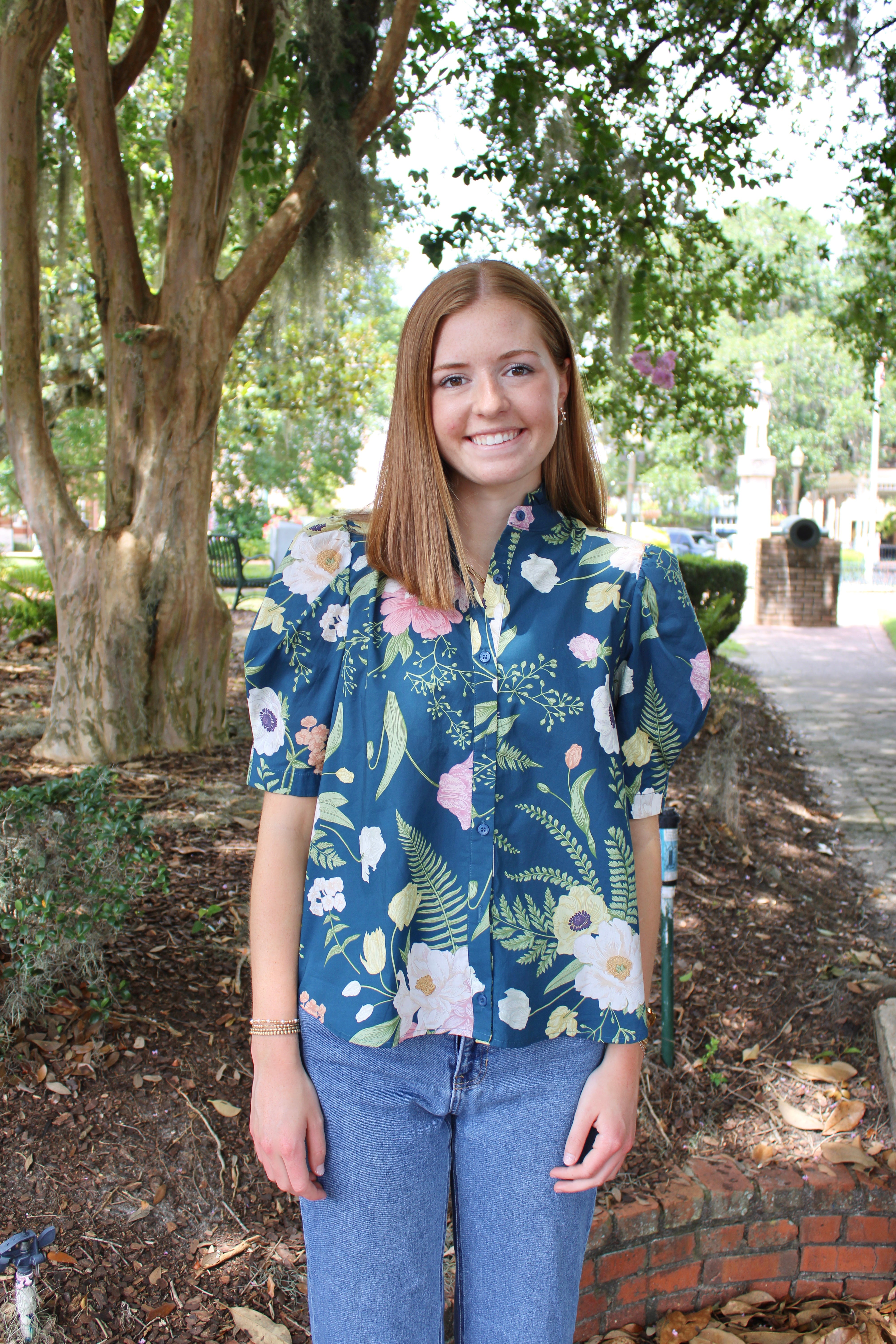 Baylor Top (Teal)