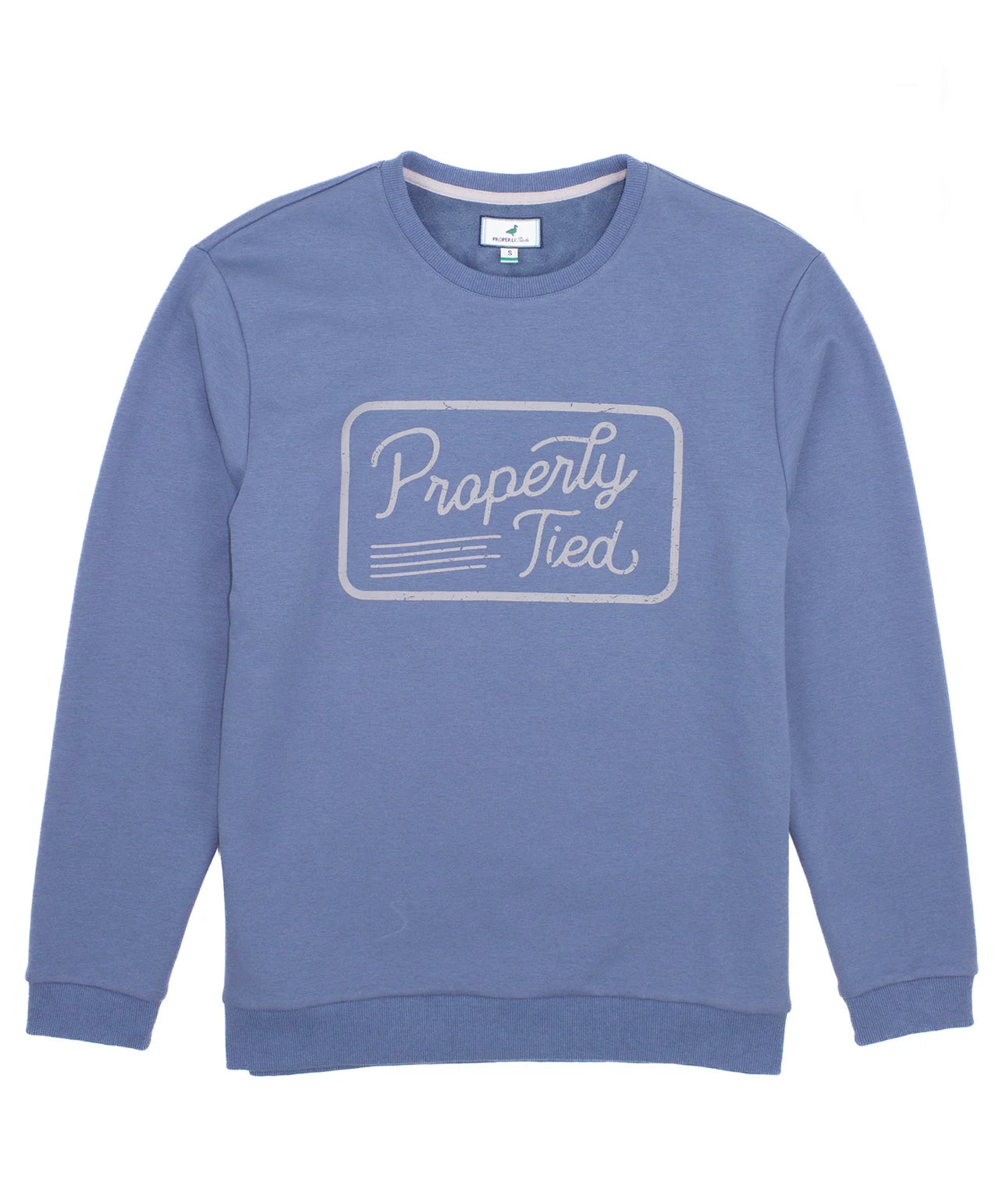 Stride Crew Space Blue Rivers & Bridge Clothing Company