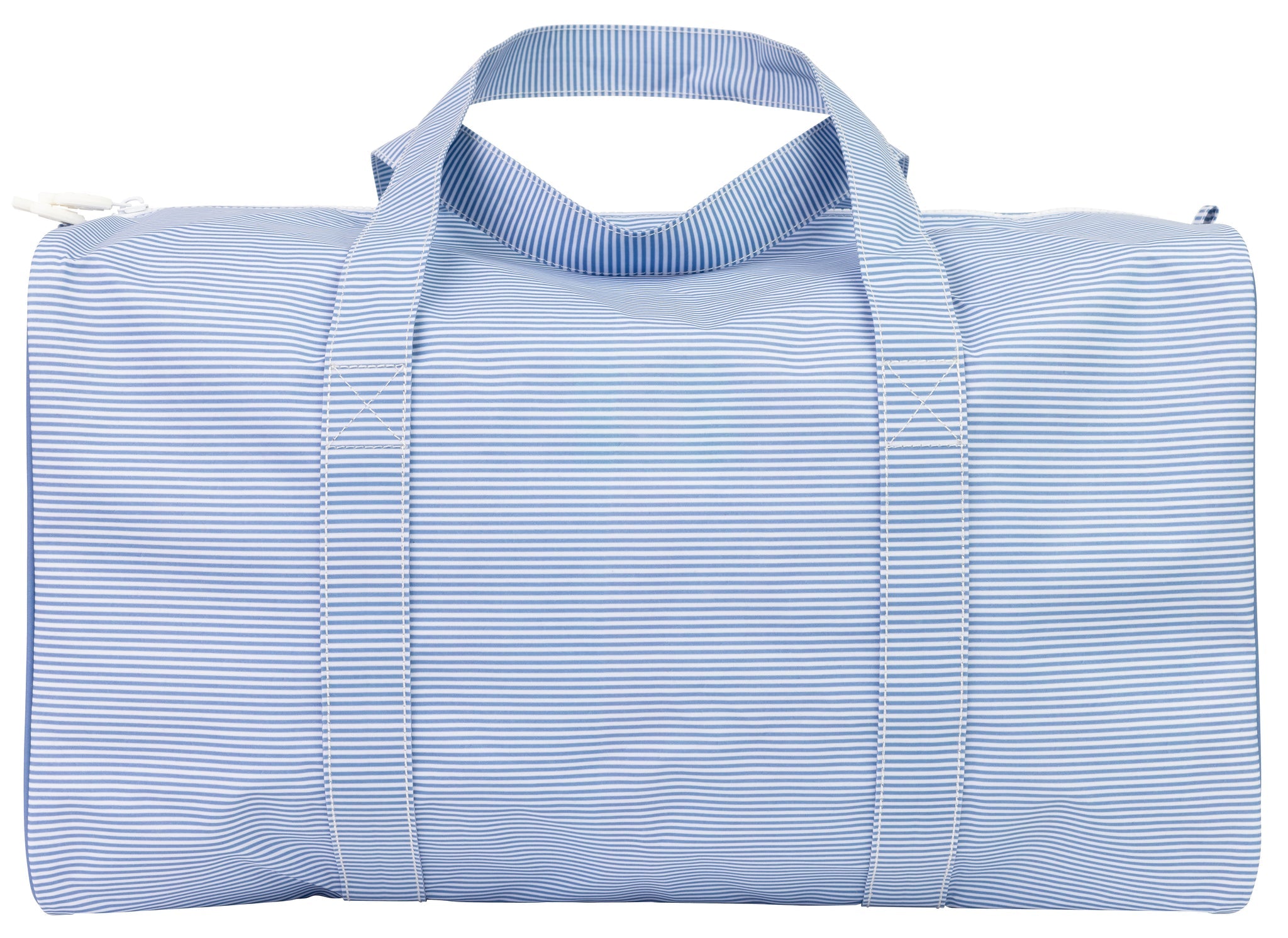 Apple of My Isla - The Duffle Bag (Light Blue Stripe)