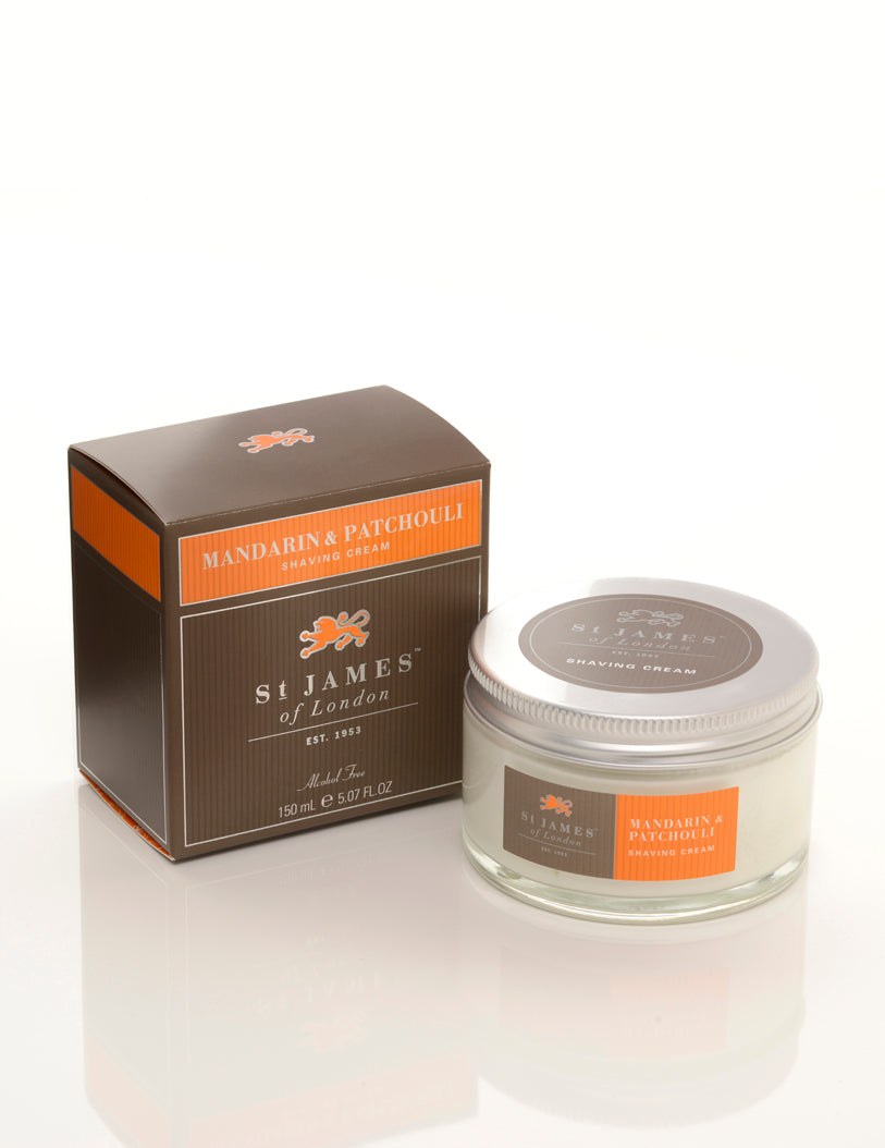 St. James of London - Mandarin & Patchouli Shaving Cream