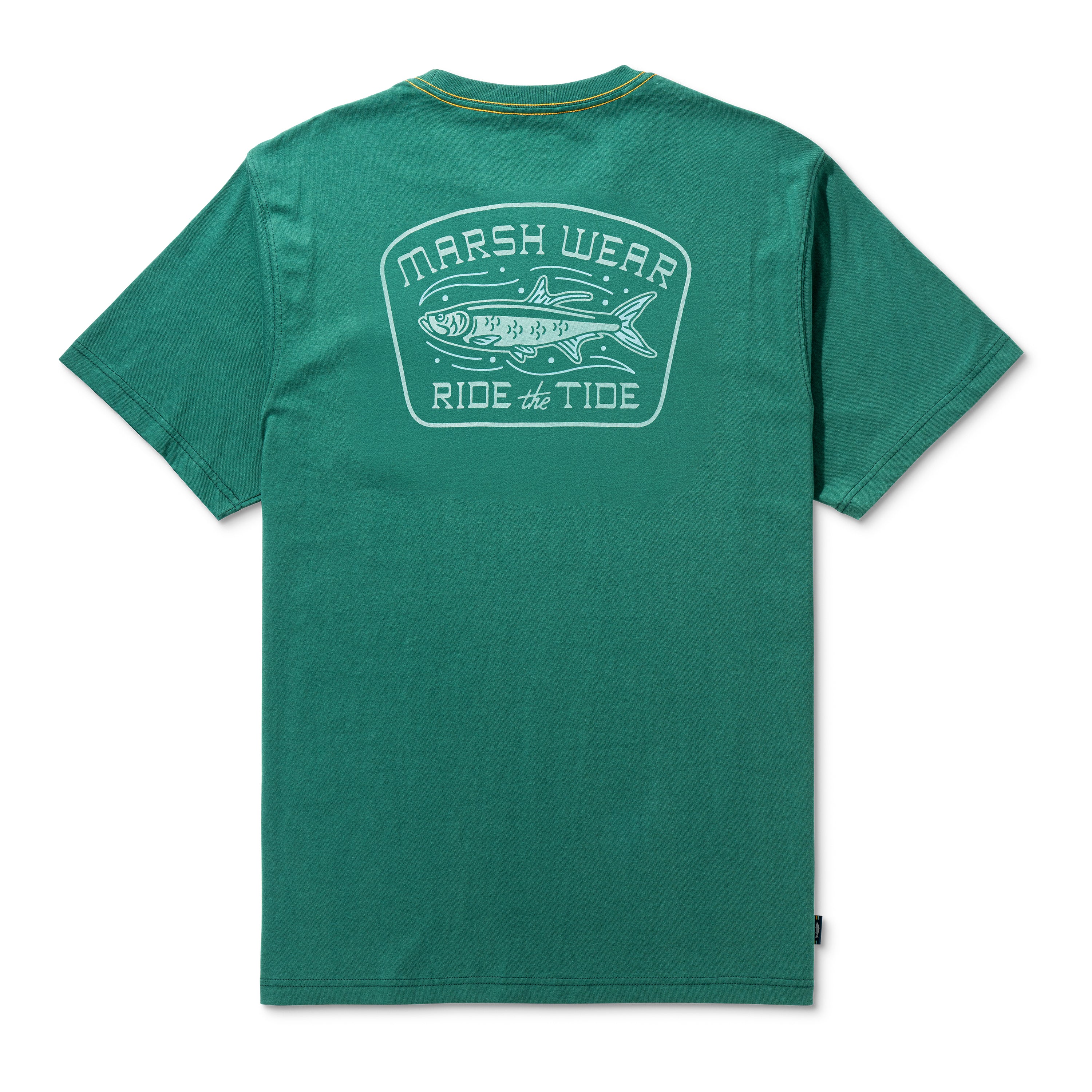 Marsh Wear Currents SS Pocket Tee (Antique Green)