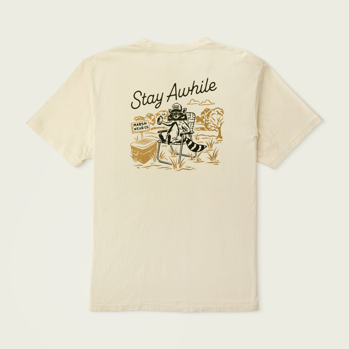 Marsh Wear Stay Awhile SS Tee (Vintage White)