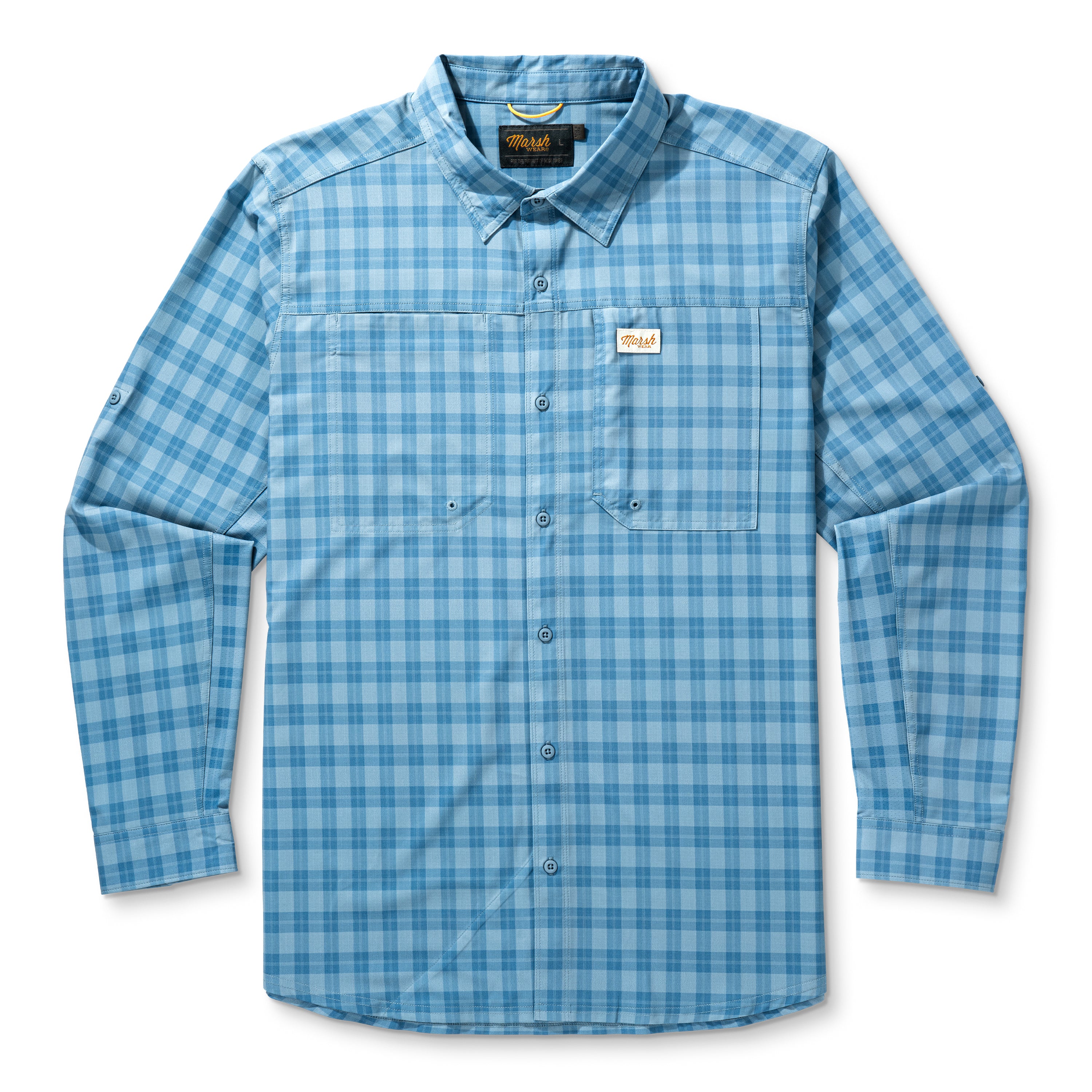 Marsh Wear Lenwood HG LS Tech Shirt (Blue Heaven)