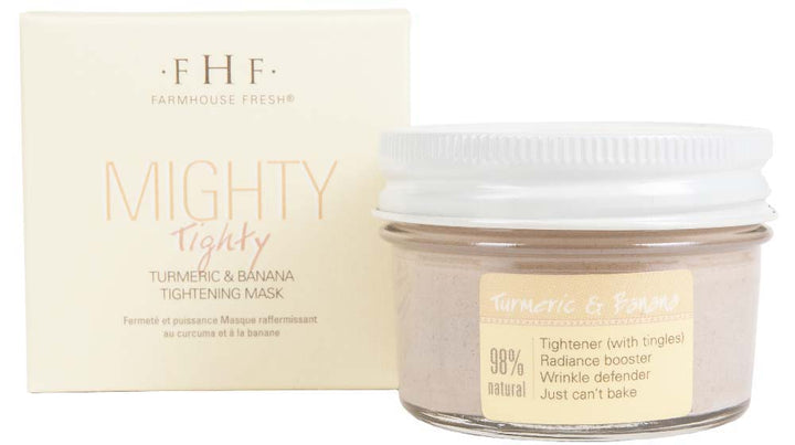 Mighty Tighty Turmeric & Banana Mask 3/3.25oz - Farmhouse Fresh