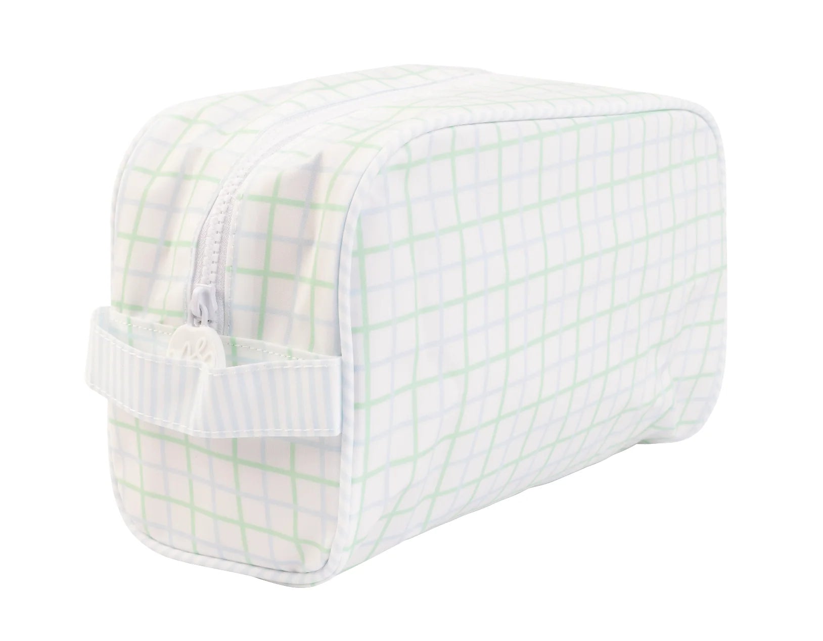 Apple of My Isla - Dopp Kit (Blue/Green Windowpane)