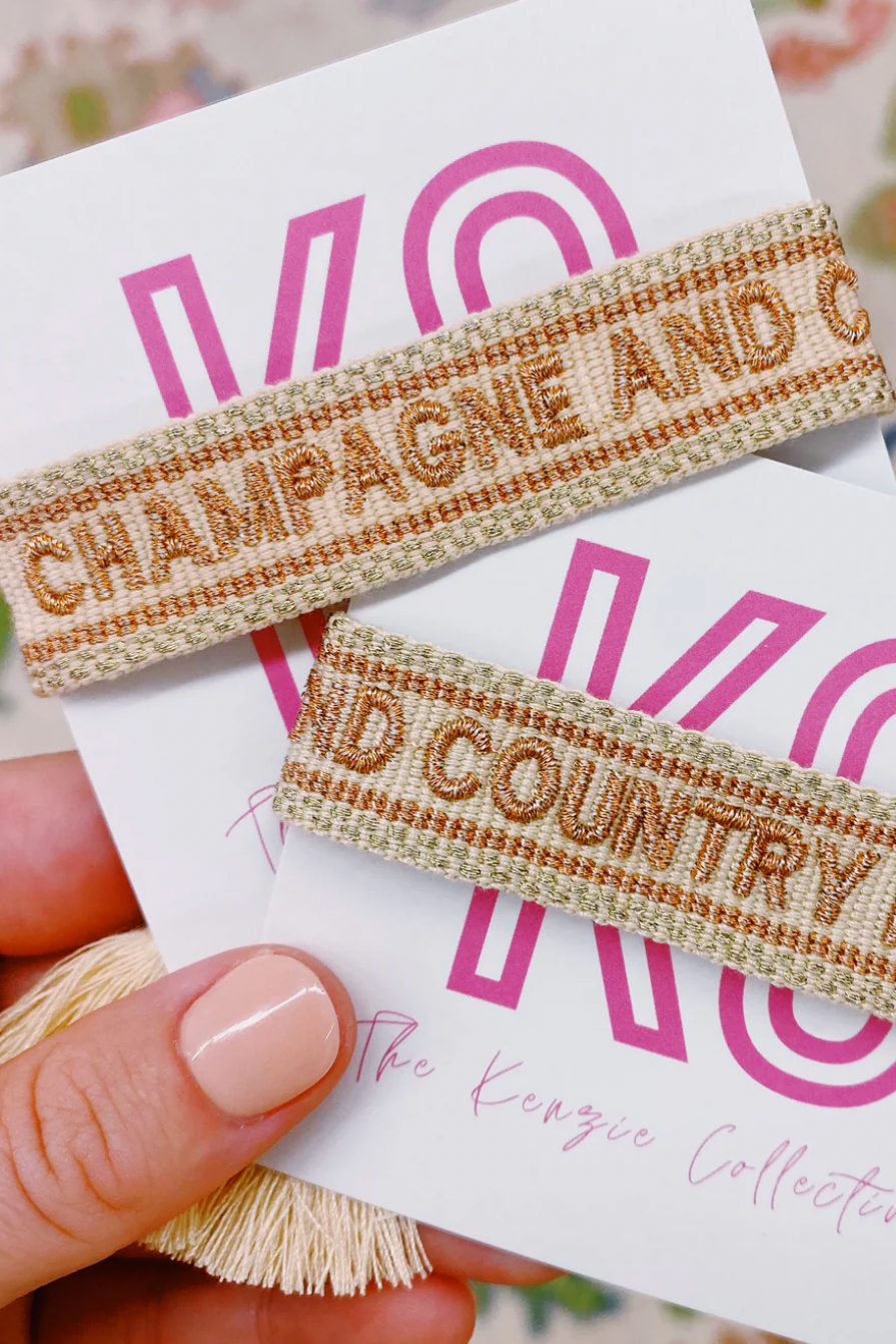 TKC - Champagne and Country Music Bracelet