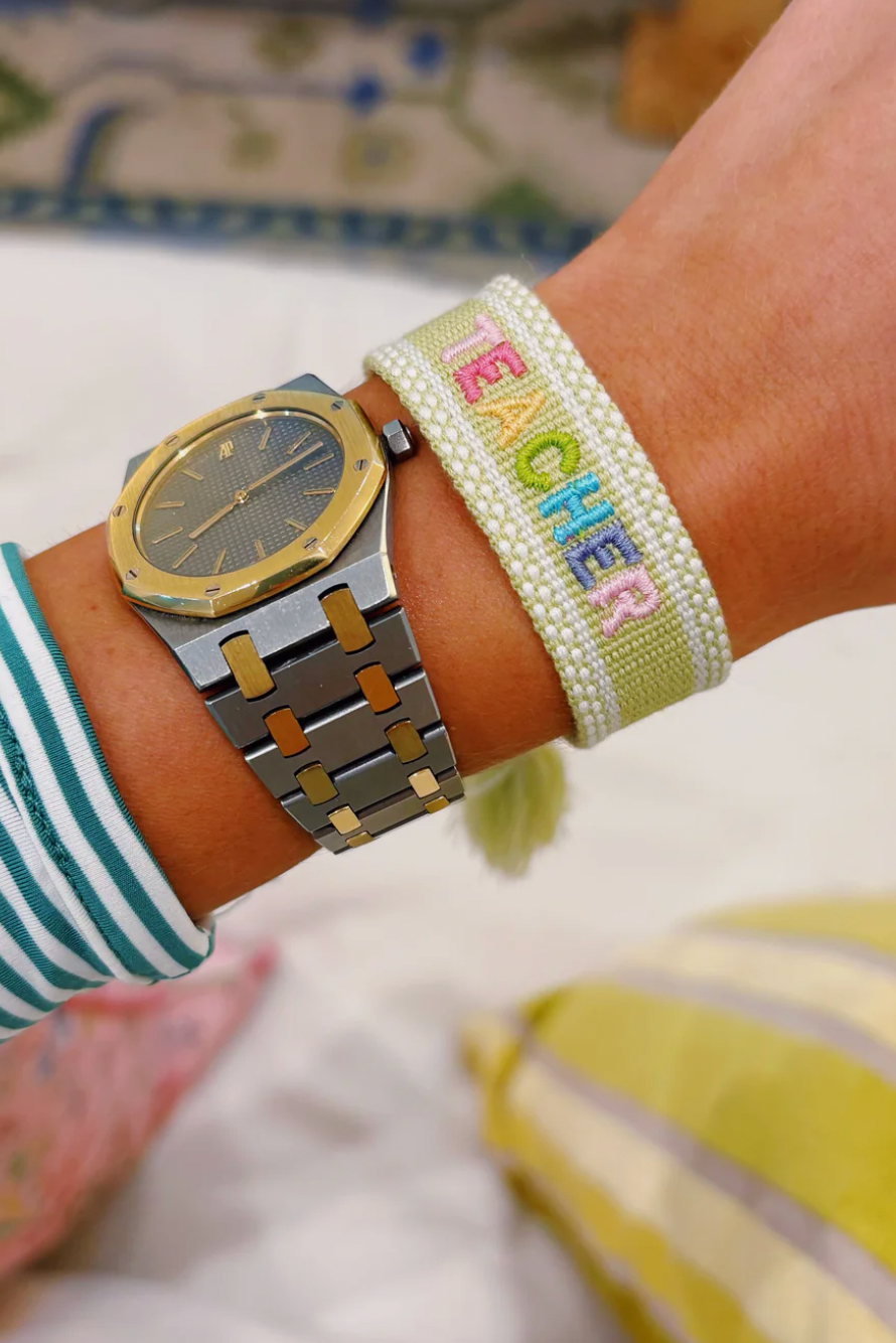 TKC - Teacher Bracelet (with apple charm)