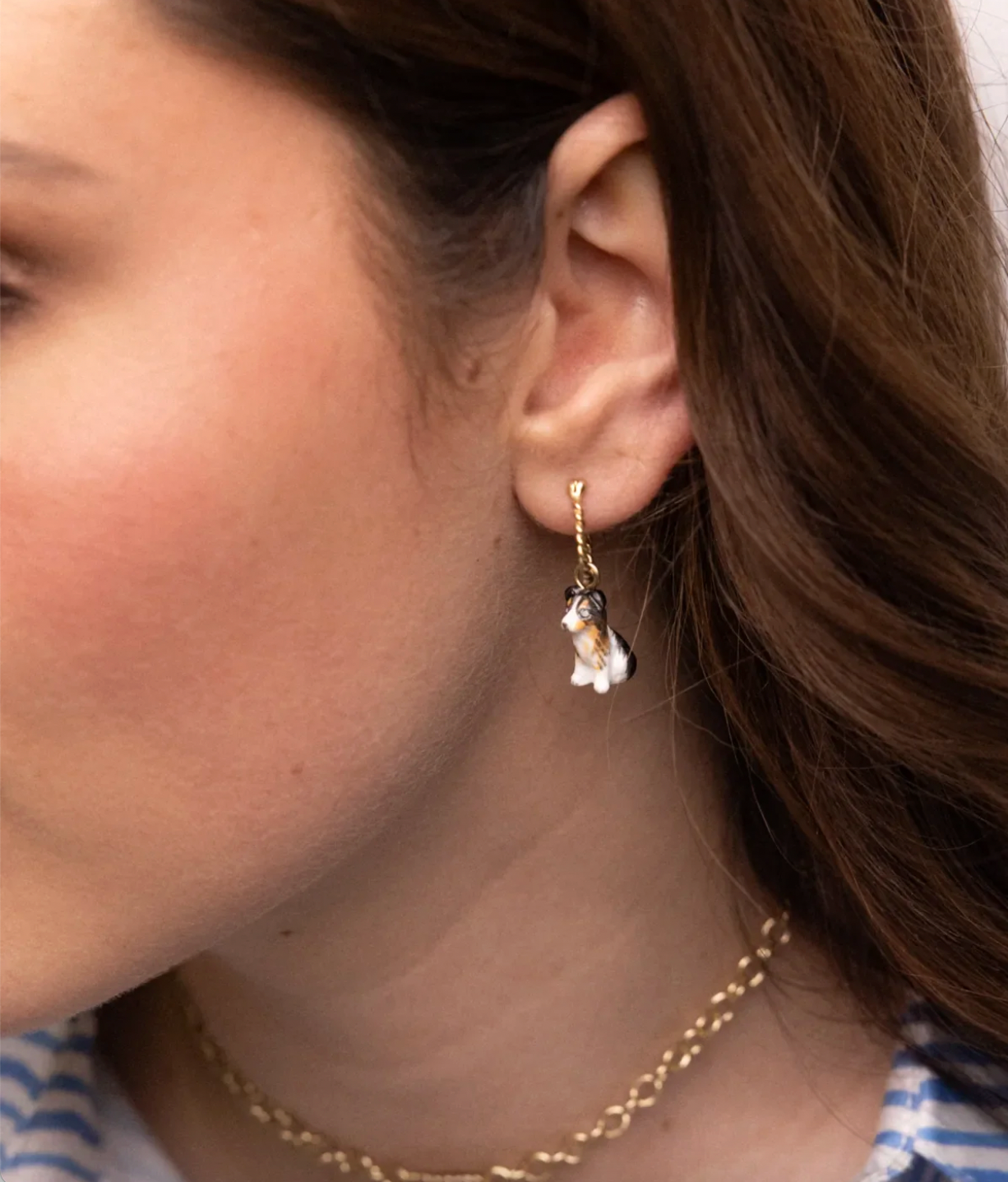 Nach - Australian Shepherd Dog Mini Earring