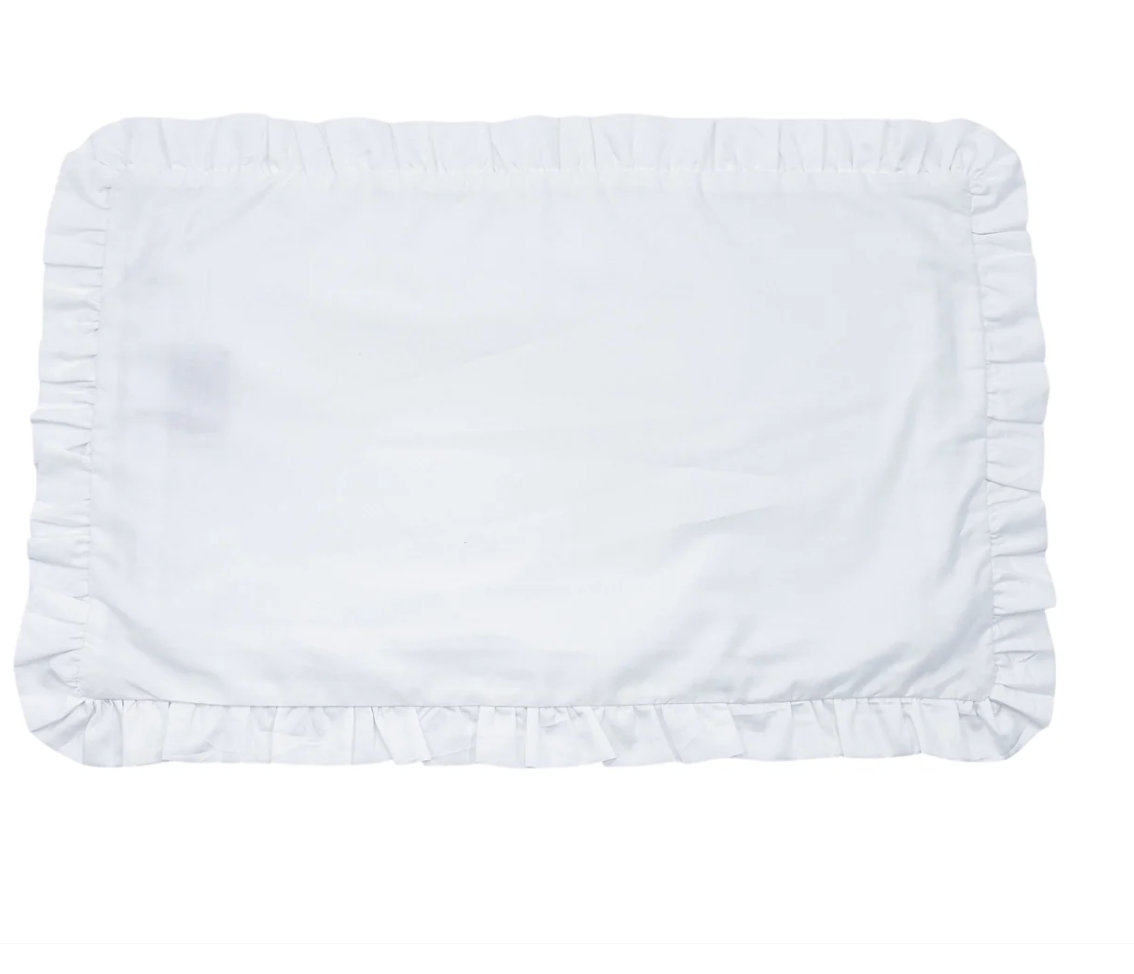 Pillowcase - Ruffle (White)