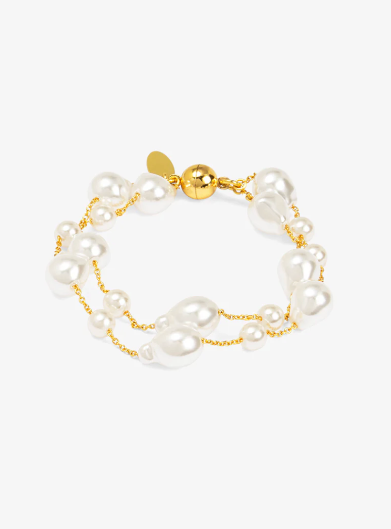 Vioroo Baroque Duo Chain Magnet Bracelet