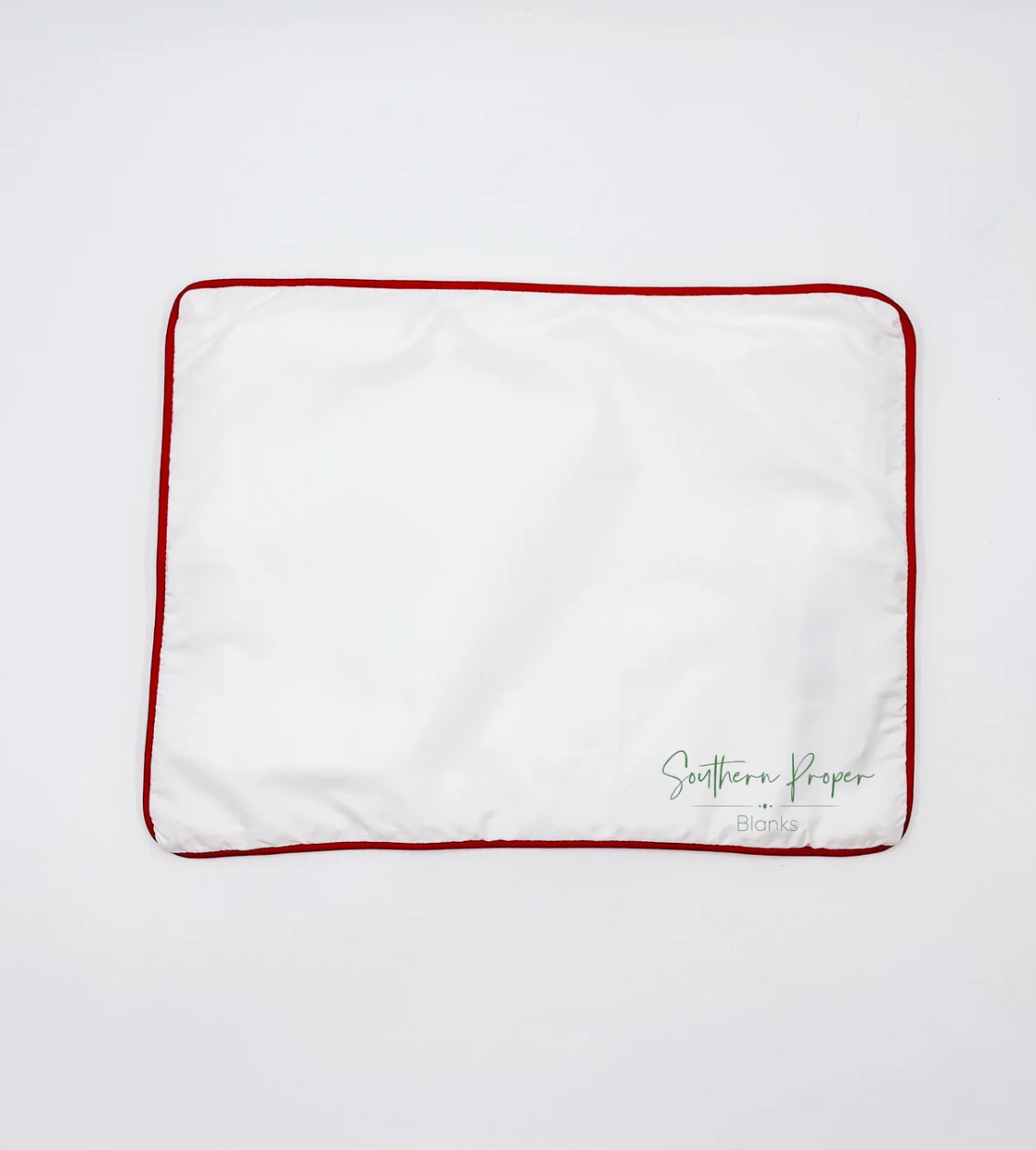 Piping Pillow Case - Red