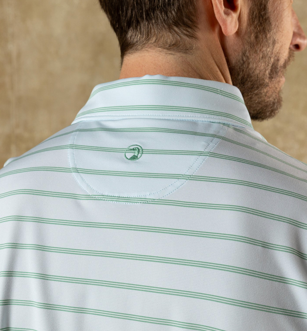 Duck Head - Long Drive Performance Polo Eldred (Sky Blue)