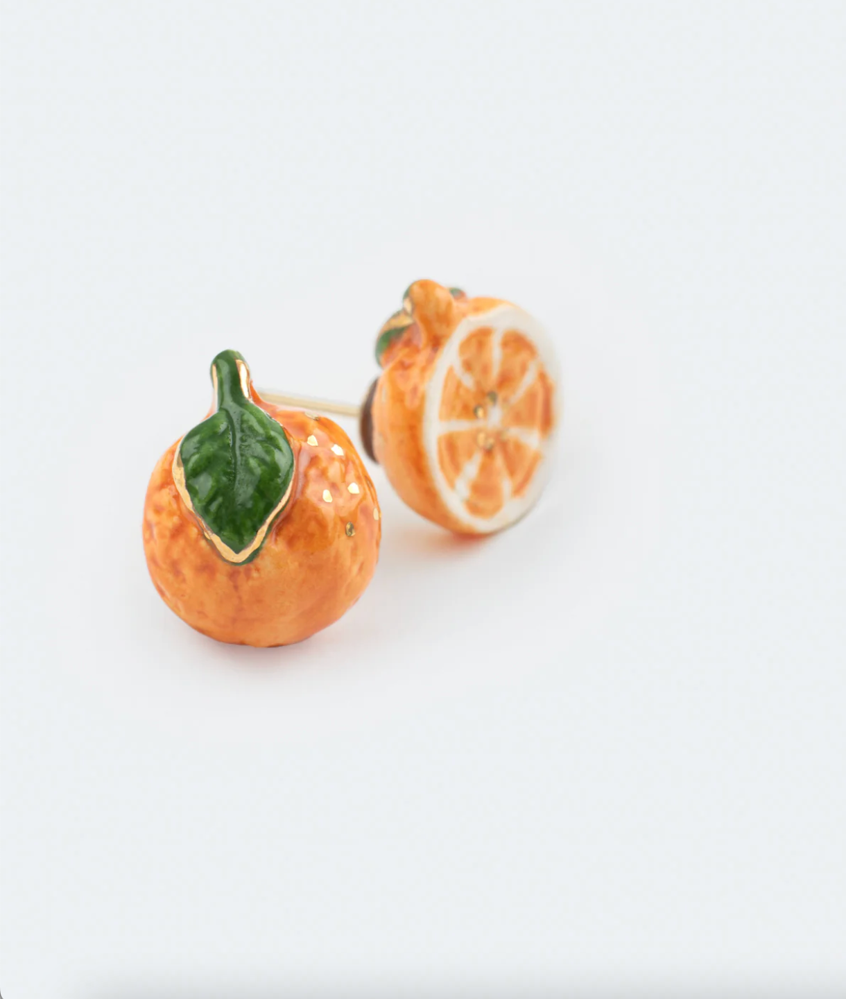 Nach - Orange Stud Earrings