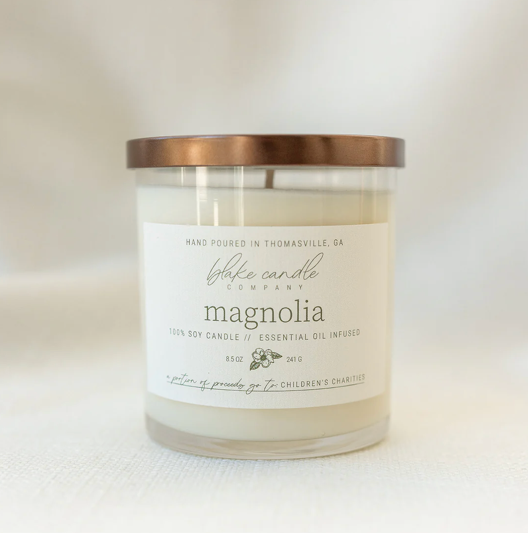 Blake Candle Company - Magnolia 8.5 oz Candle
