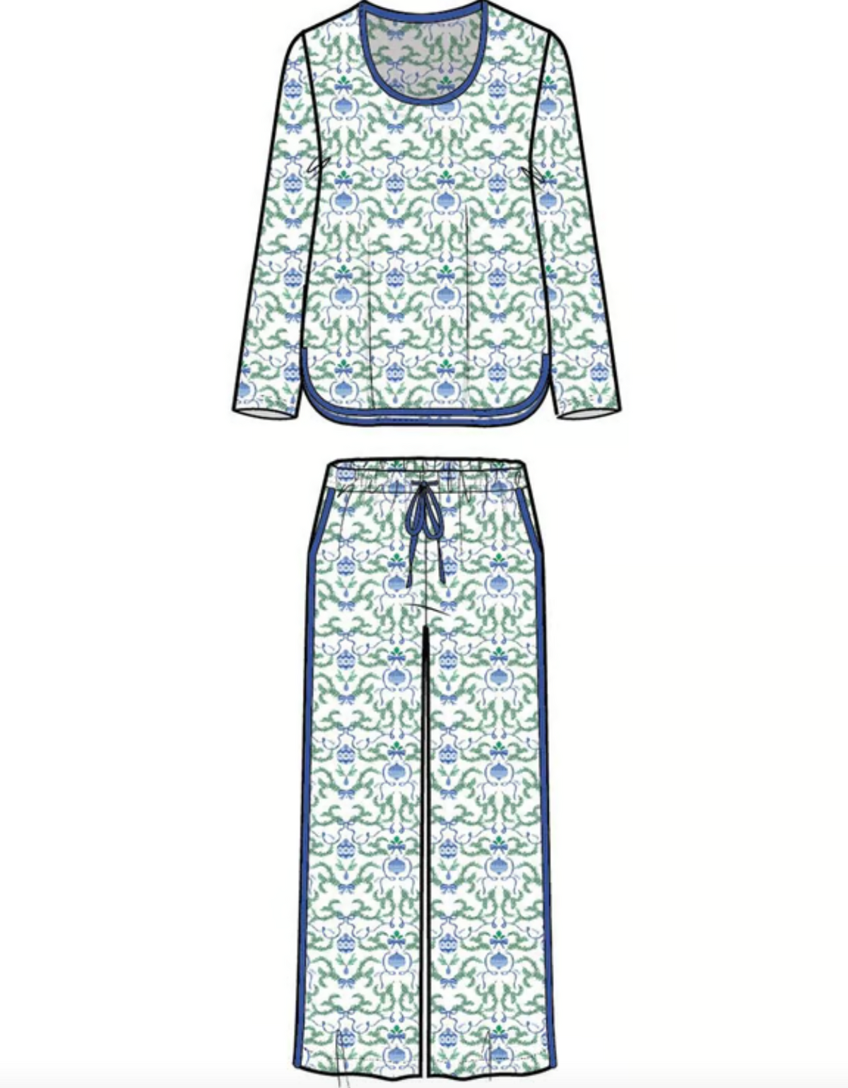 Mary Square - Melody Pajamas (Garland Tapestry)