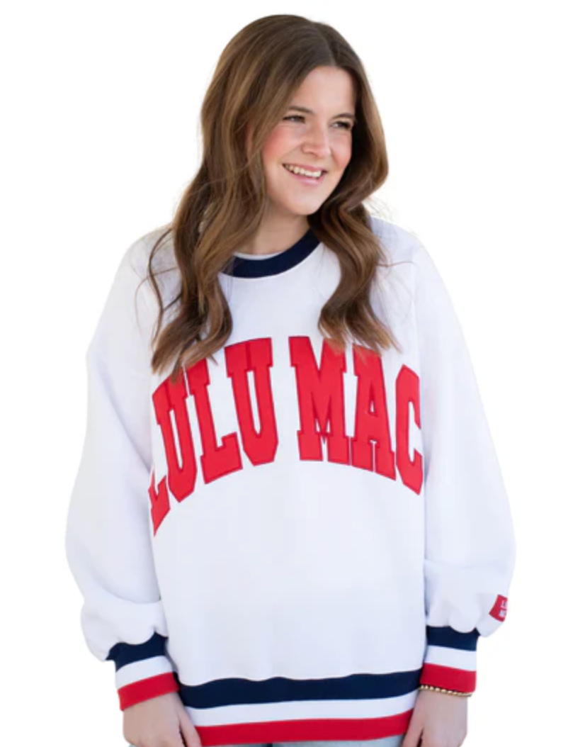 LULU MAC Sweatshirt (Social Society Red/Navy)