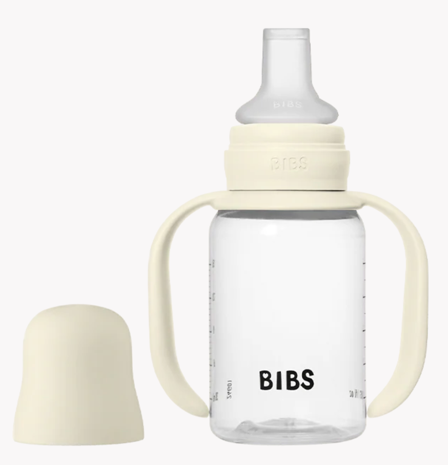 BIBS - Sippy Bottle Silicone (Ivory)