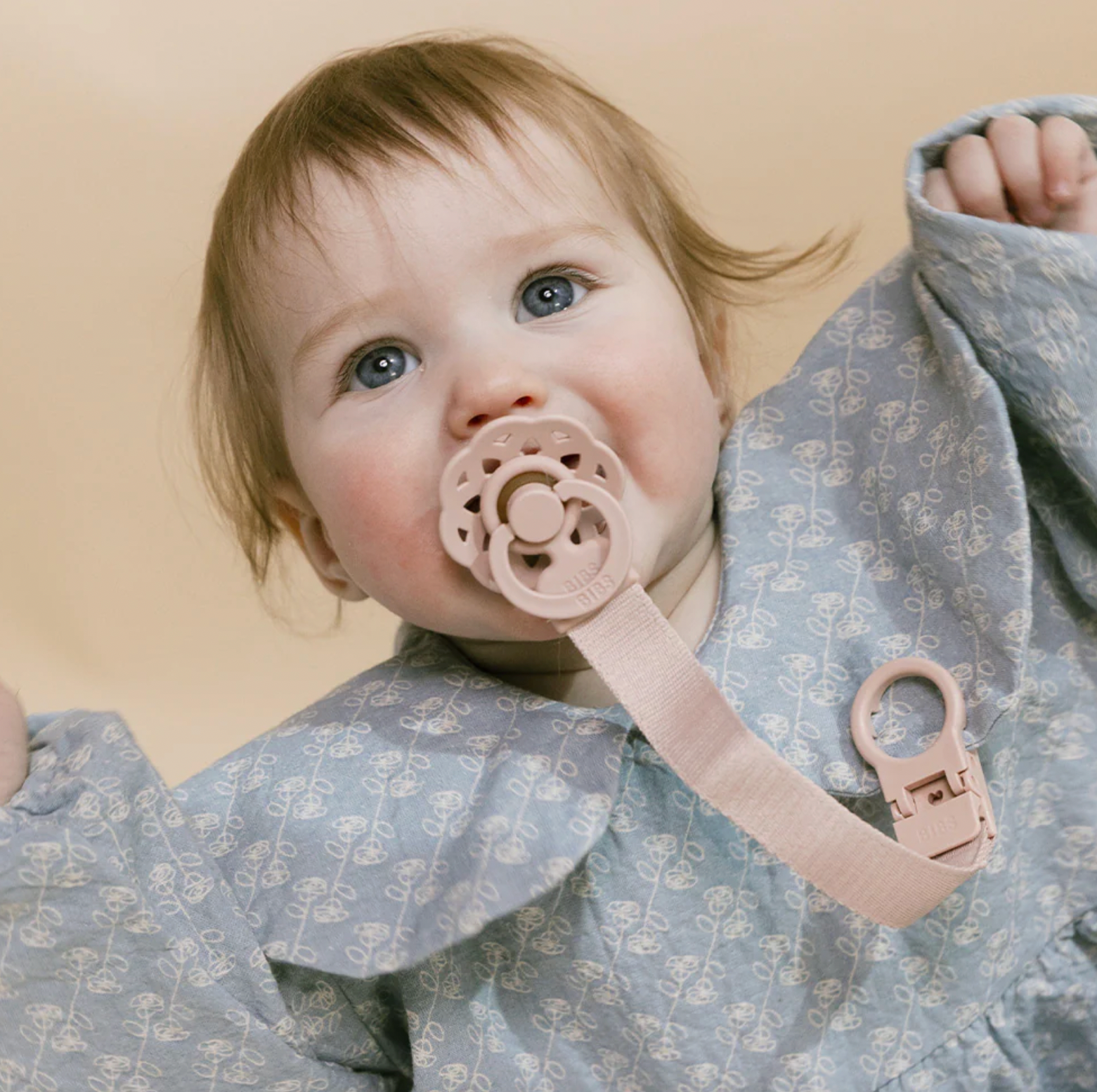 BIBS - Pacifier Clip Loop (Blush)