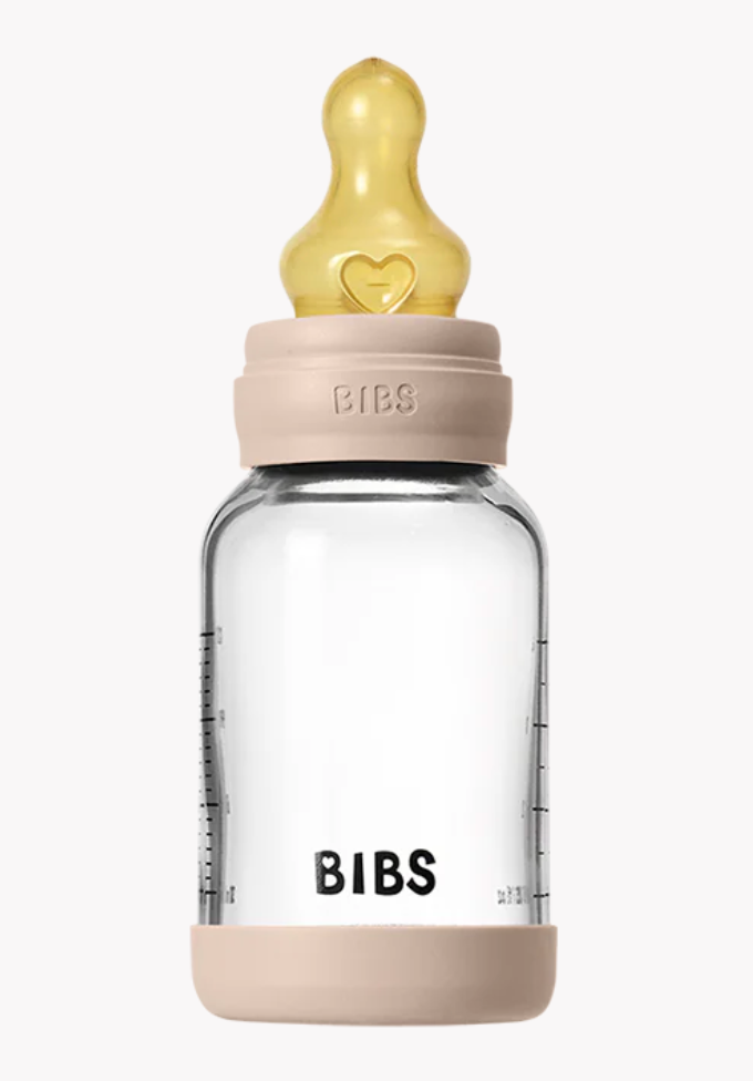 BIBS - 4 oz Latex Glass Bottle (Blush)