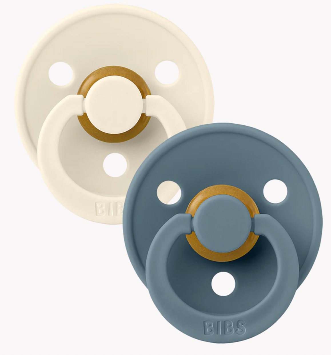 BIBS - Colour 2 Pack (Ivory/Petrol)
