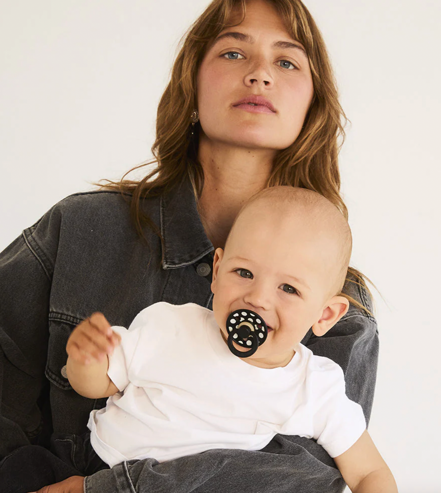 BIBS - STUDIO Polka 2 Pack (Ivory/Black)