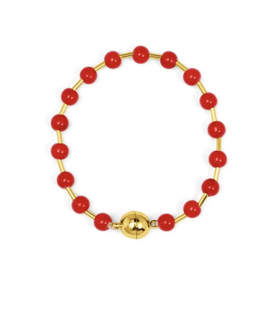 Zenzii - Poppy Magnet Bracelet (Red)