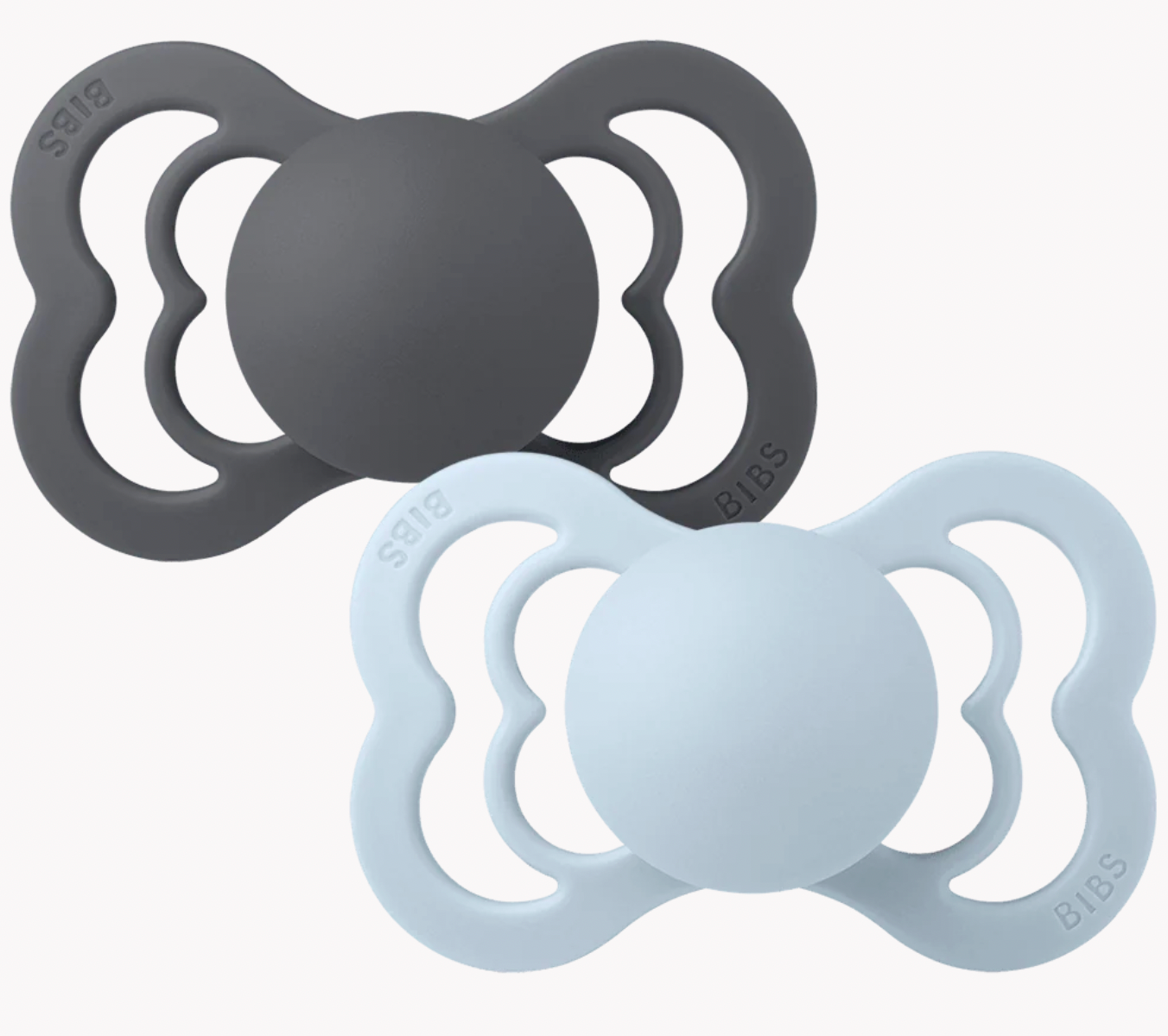 Supreme Style BIBS Pacifier in blue and iron colors