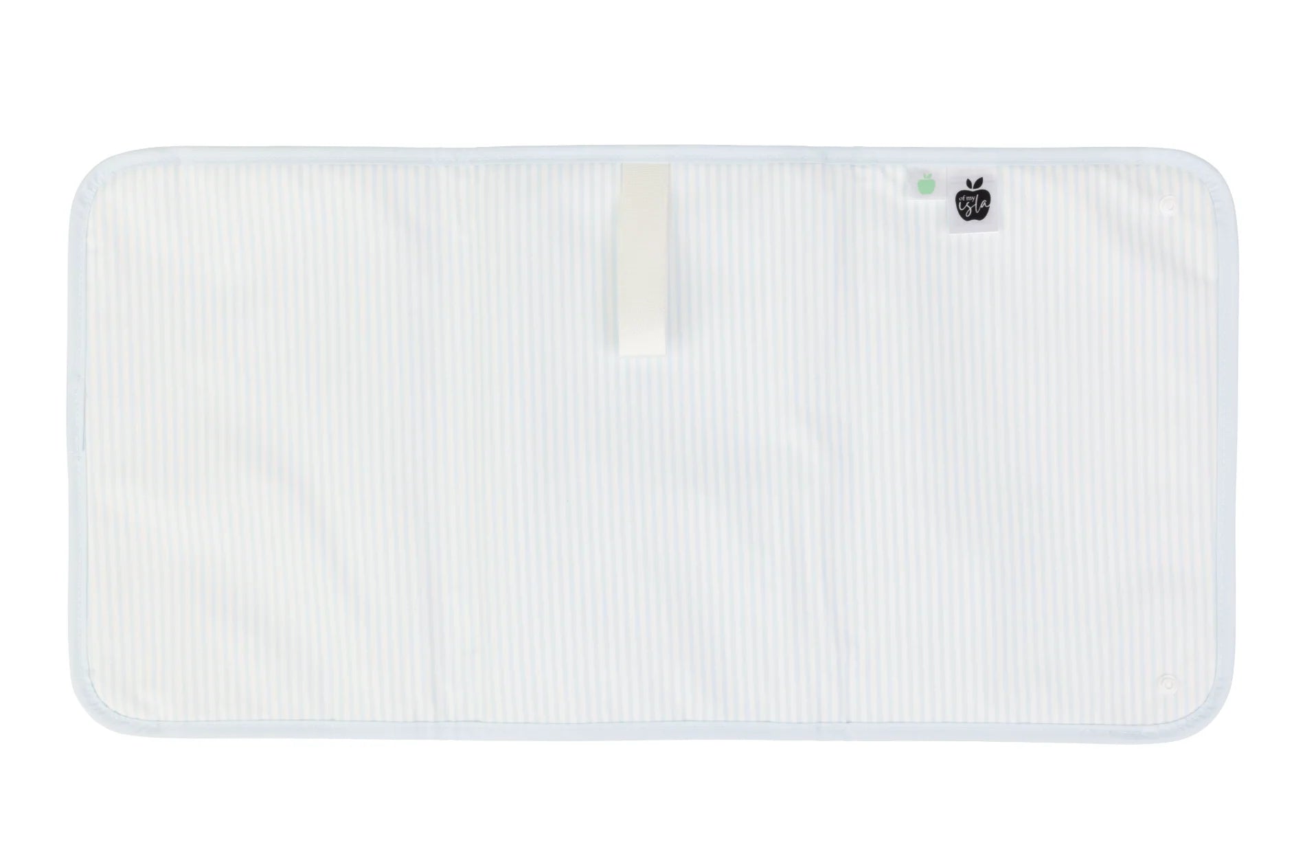 Apple of My Isla - Changing Pad (Light Blue Stripe)