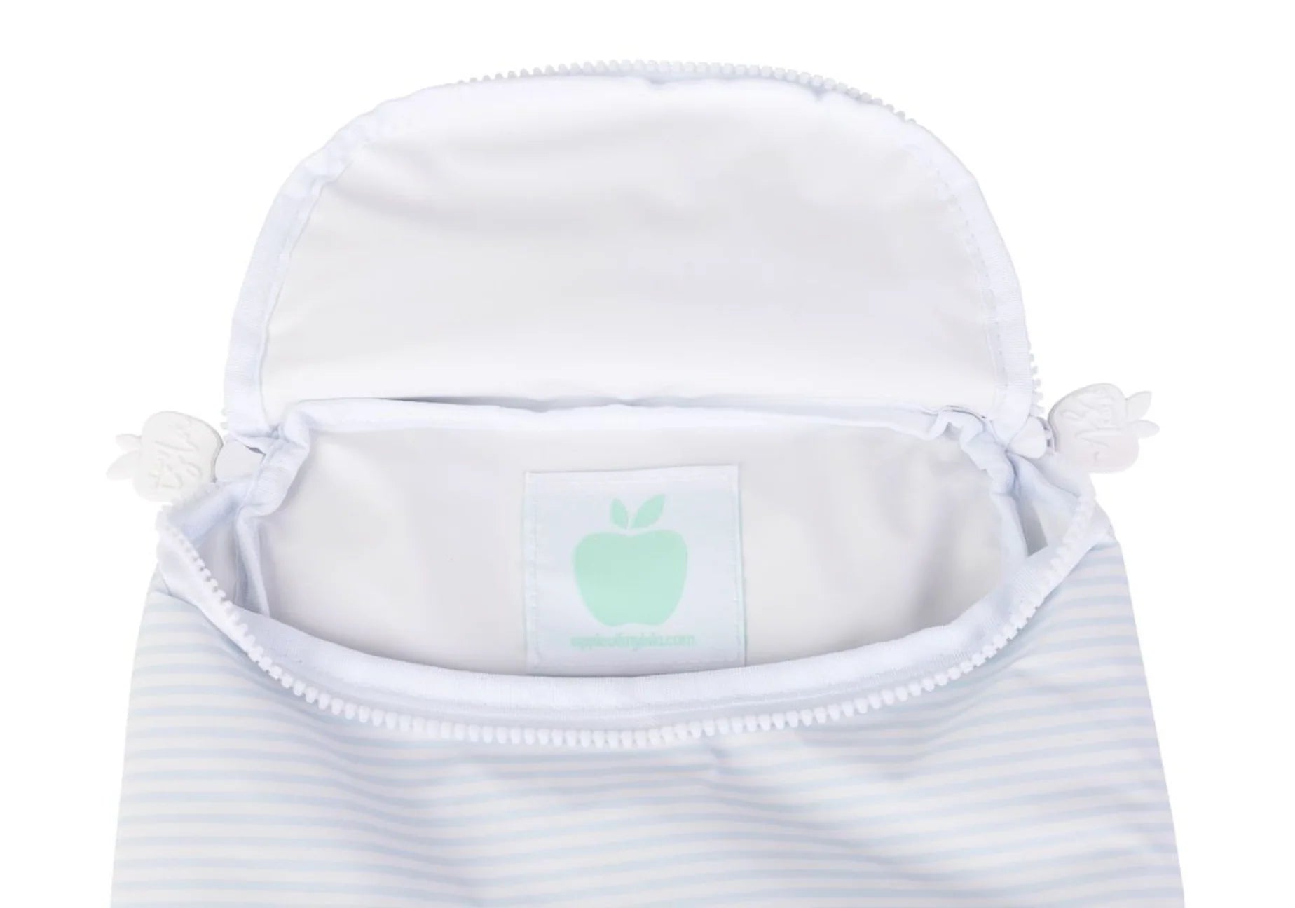 Apple of My Isla - Bottle Bag (Blue Stripe)
