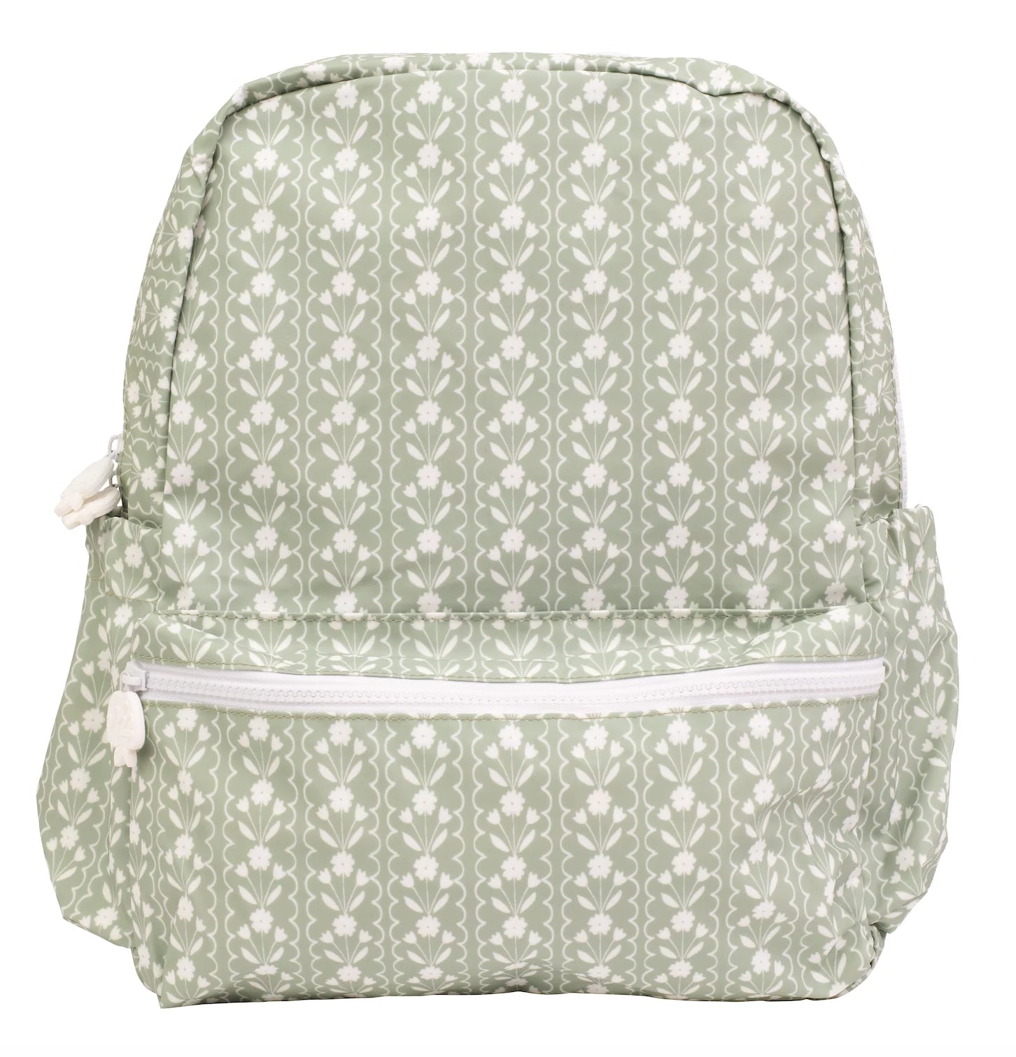 Apple of My Isla - Large Backpack (Sage Floral)