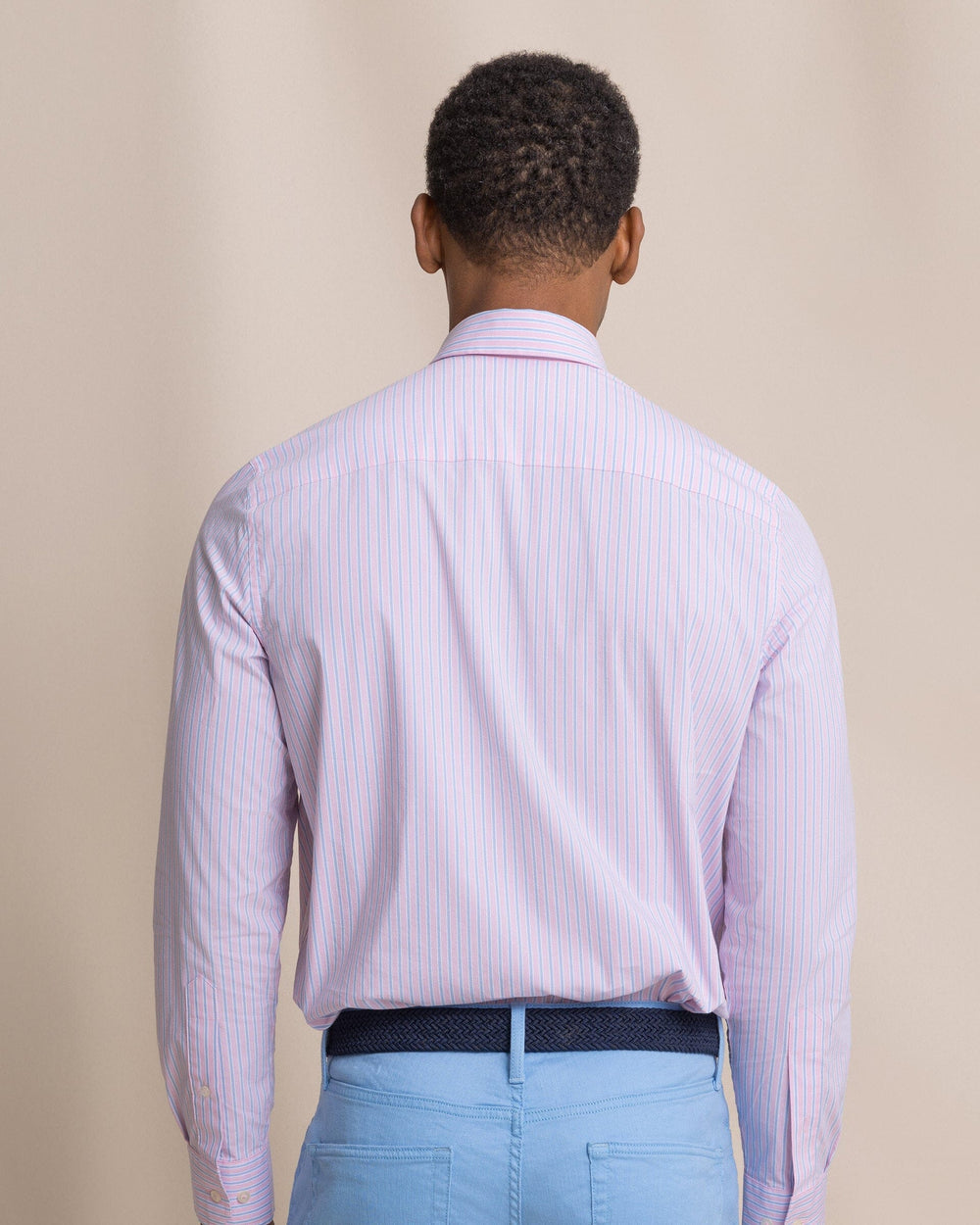 Southern Tide - Charleston Coral Springs Plaid Sportshirt (Sea Pink)