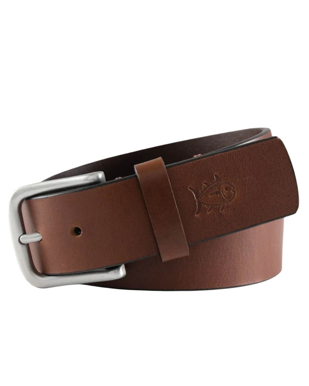 Southern Tide - Youth Leather Belt (Light Brown)