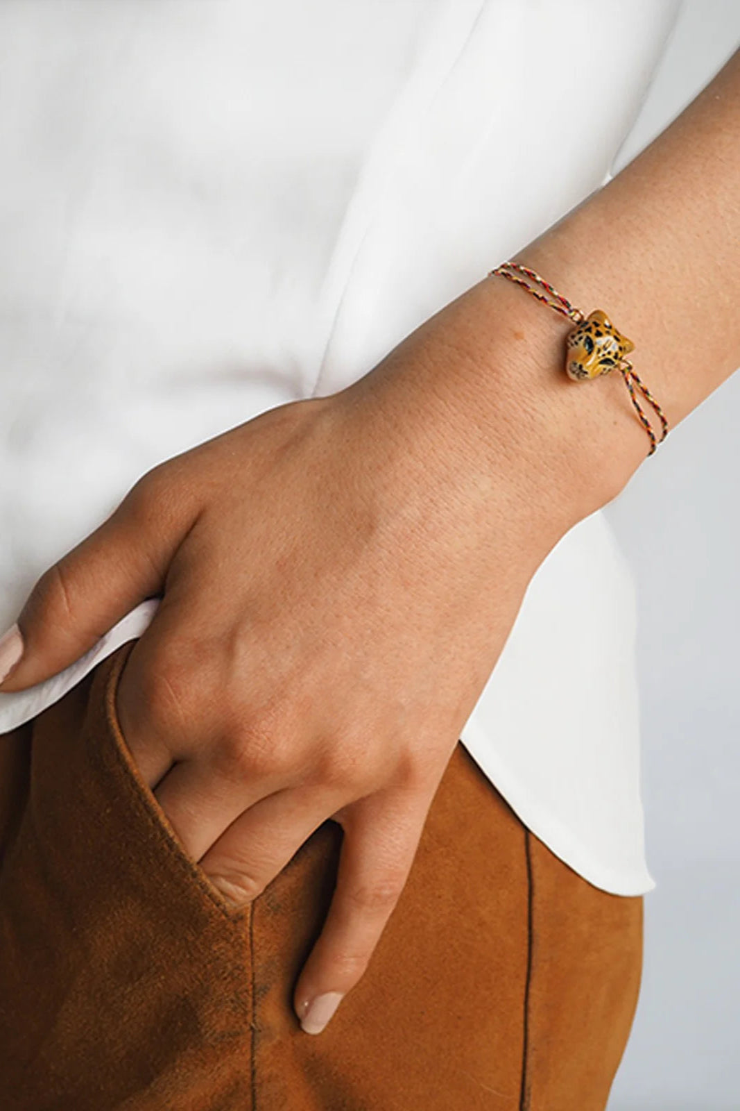 Nach - Leopard Multicolor Charm Bracelet