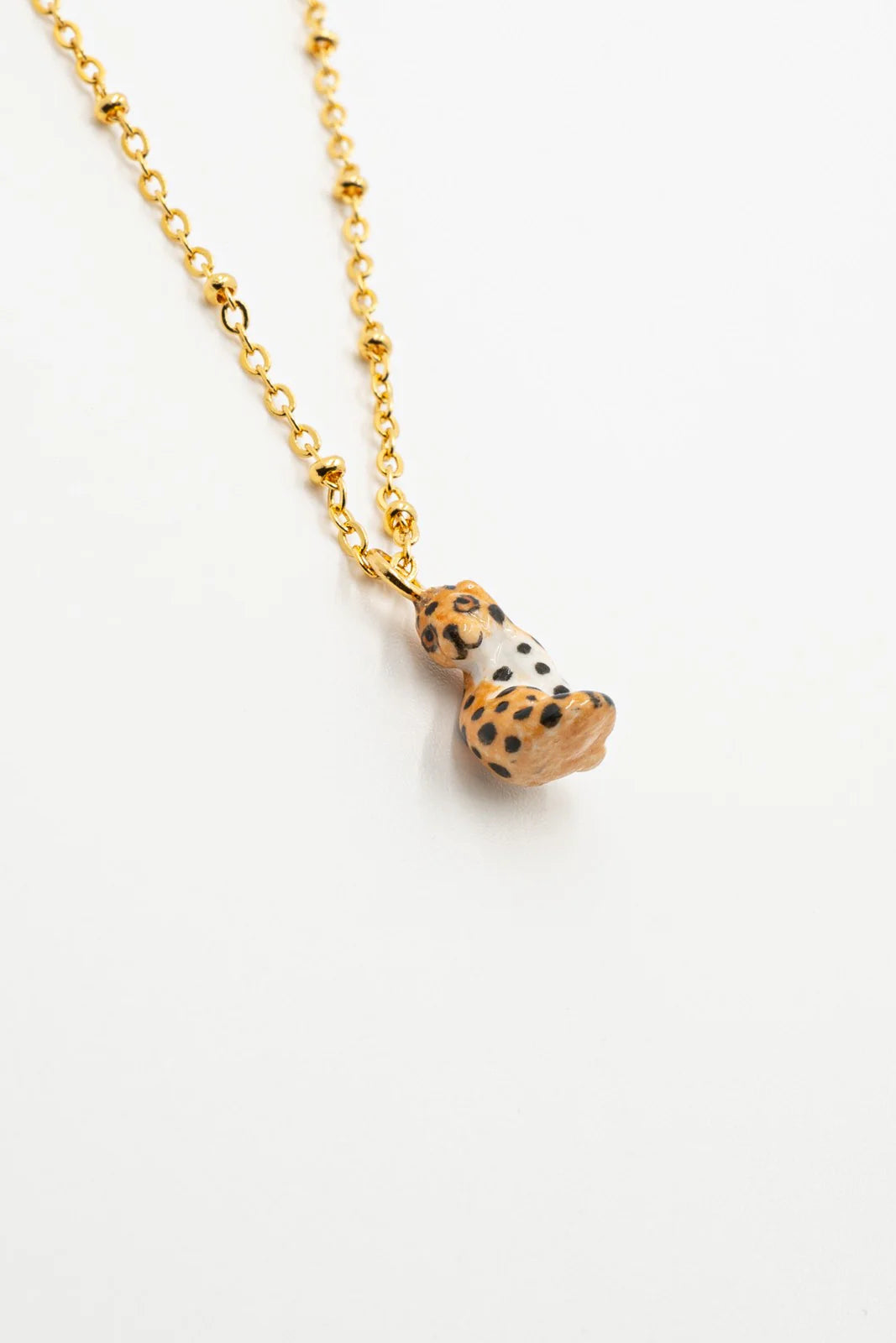 Nach - Sitting Leopard Necklace