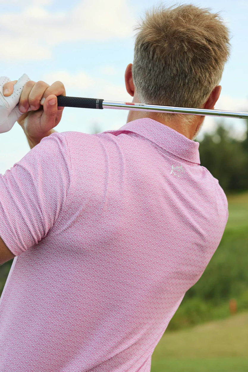 Southern Tide - Driver Geo Polo (Very Berry)