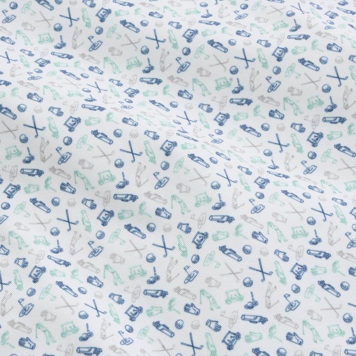 GenTeal - Caddie's Choice Printed Performance Polo (Green Bay)