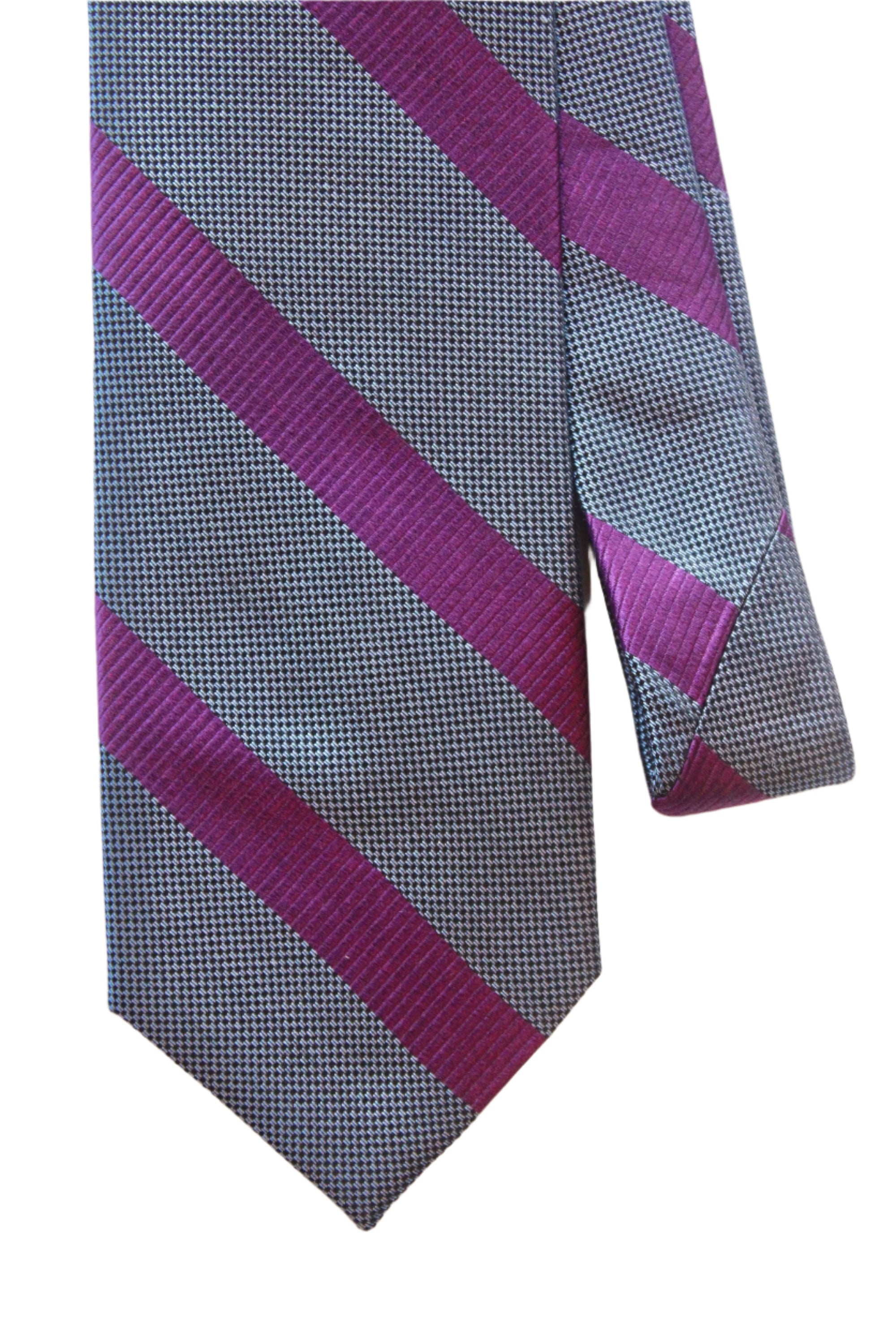 Davis Brothers - Tie (Purple Stripe)