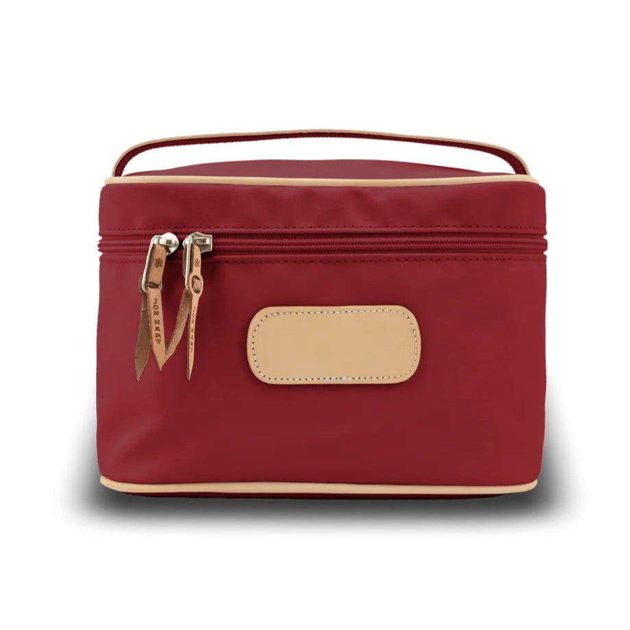 Jon Hart - Makeup Case (Red Coated Canvas)