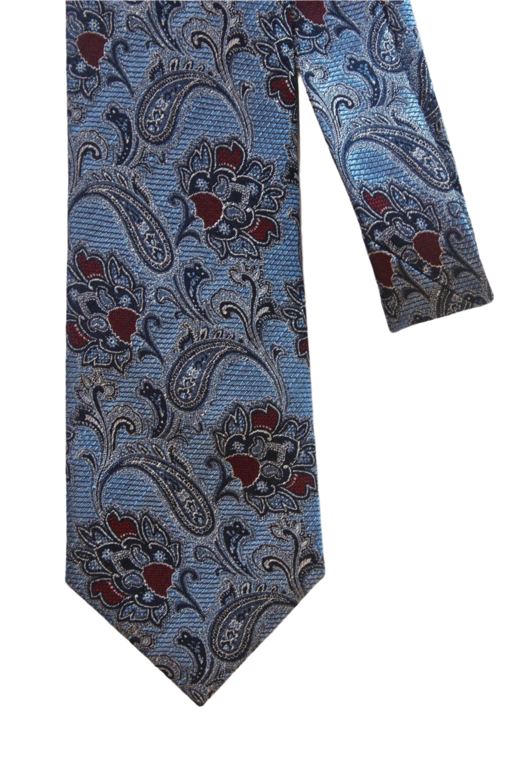 Davis Brothers - Tie (Paisley Maroon)