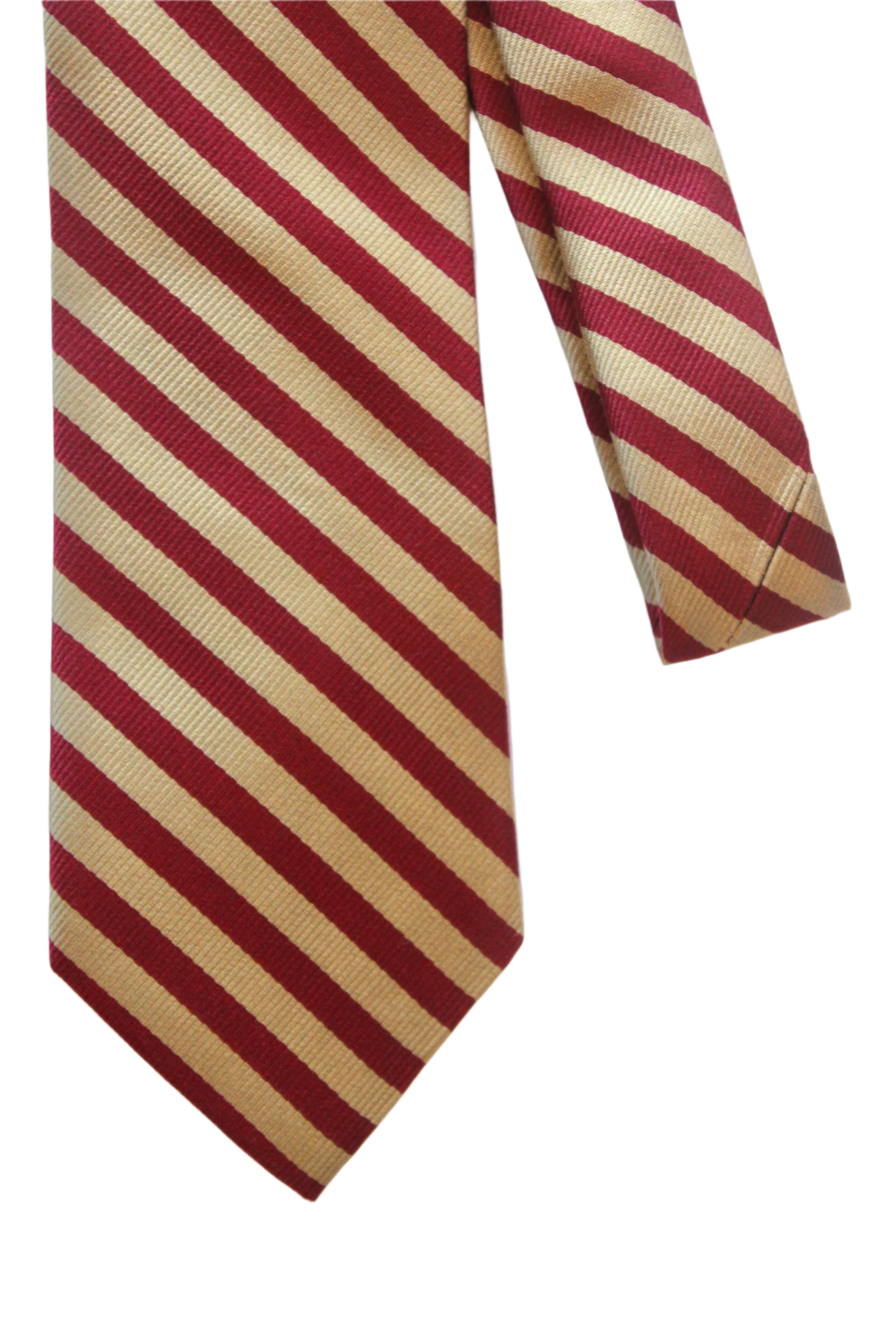 Davis Brothers - Tie (Maroon/Gold Stripe)