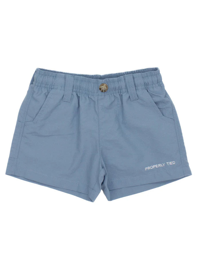 Properly Tied - Spring Boys Mallard Short (Stone Blue)