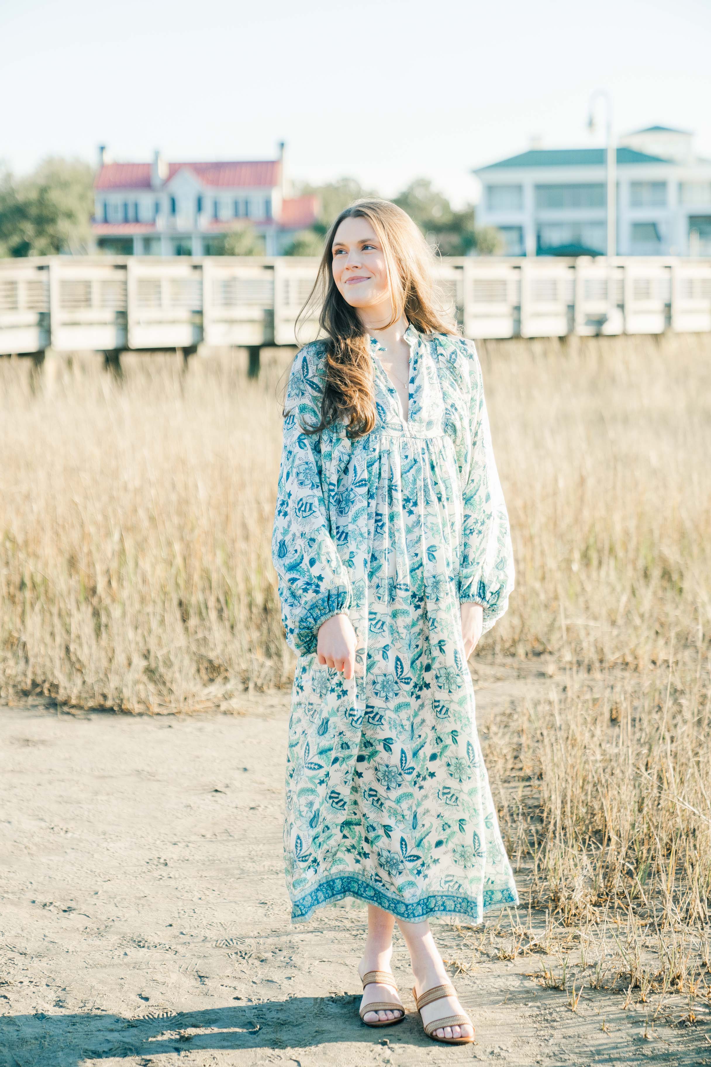 Clara - The Cassia Dress (Oasis)