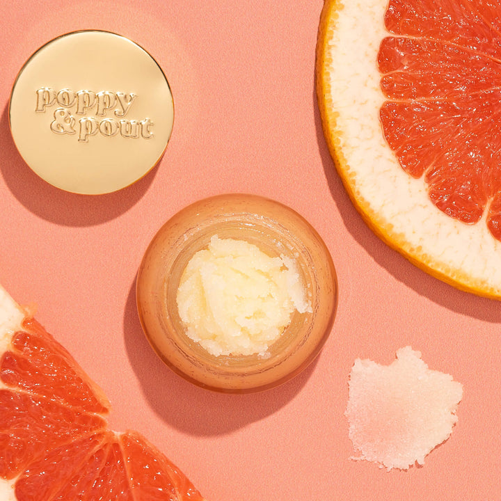 Poppy & Pout - Lip Scrub (Pink Grapefruit)