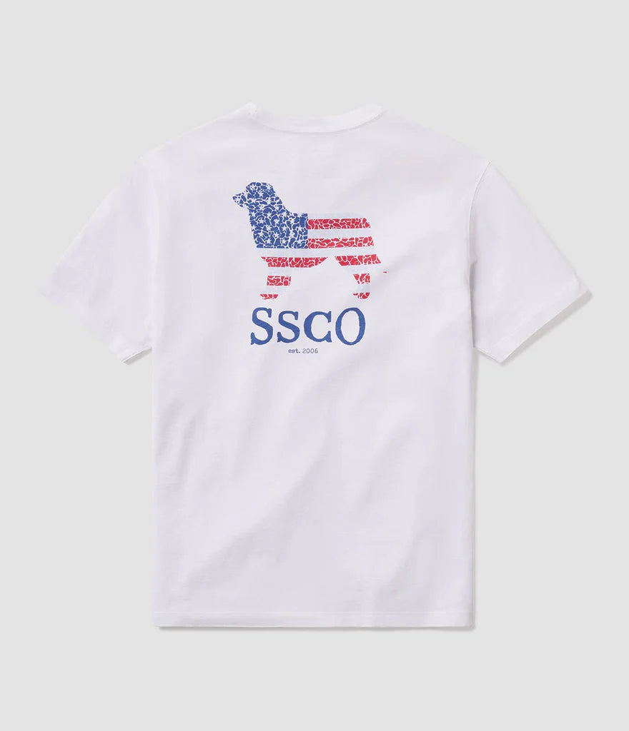 SSCO - Youth Good Boy Camo Tee (Bright White)