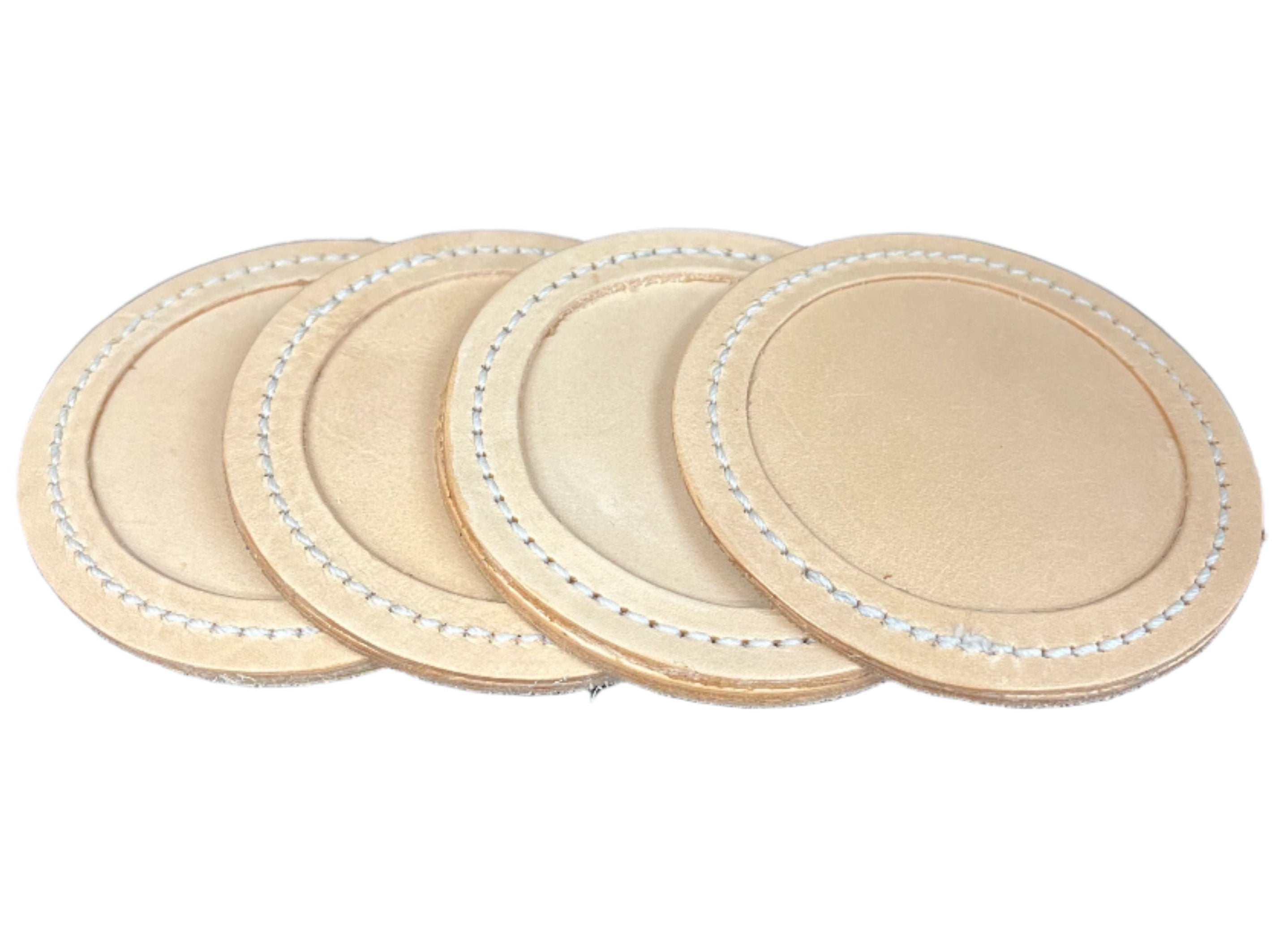Jon Hart - Coasters (Natural Leather)
