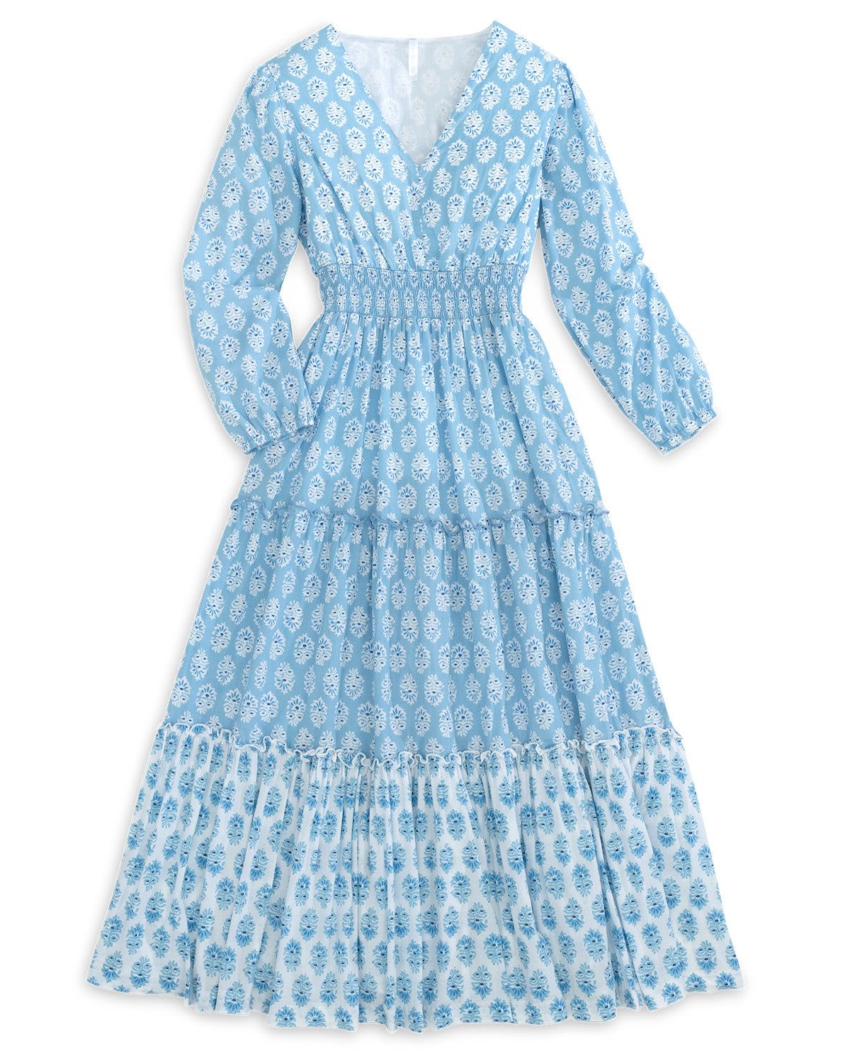 Southern Tide - Blair Garden Variety Maxi Dress (Clearwater Blue)