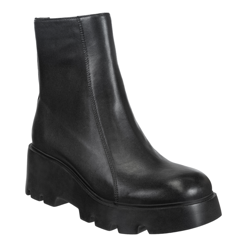 Naked Feet - Xenus Platform Ankle Boot (Black Leather)