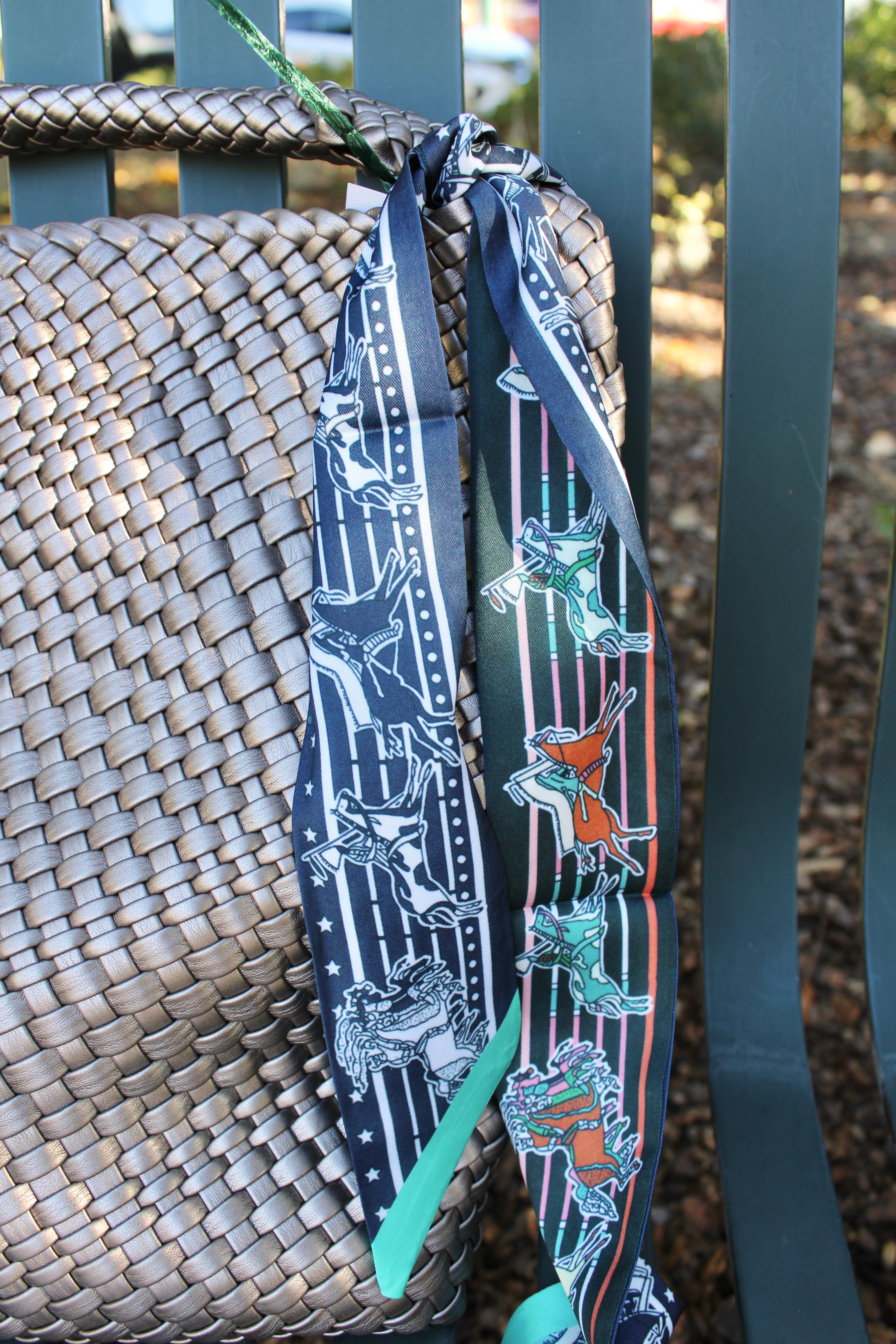 Star Horse Scarf (Navy)