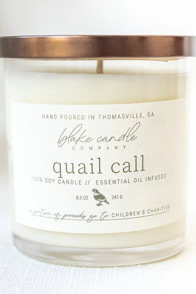 Blake Candle Company - Quail Call Candle (8.5oz)